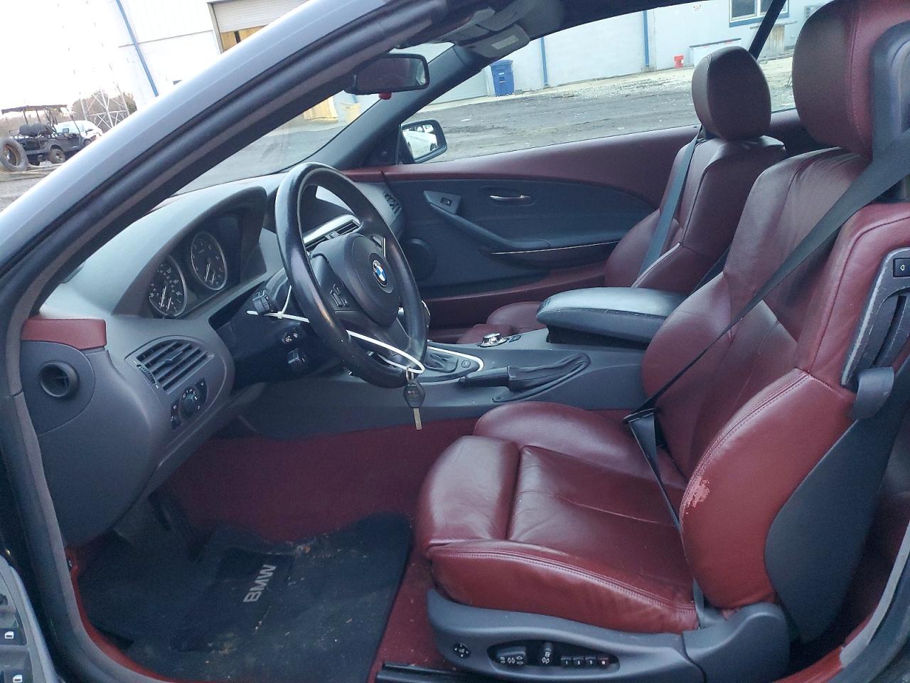 2005 Bmw 645 Ci Automatic Black vin: WBAEK73475B324692