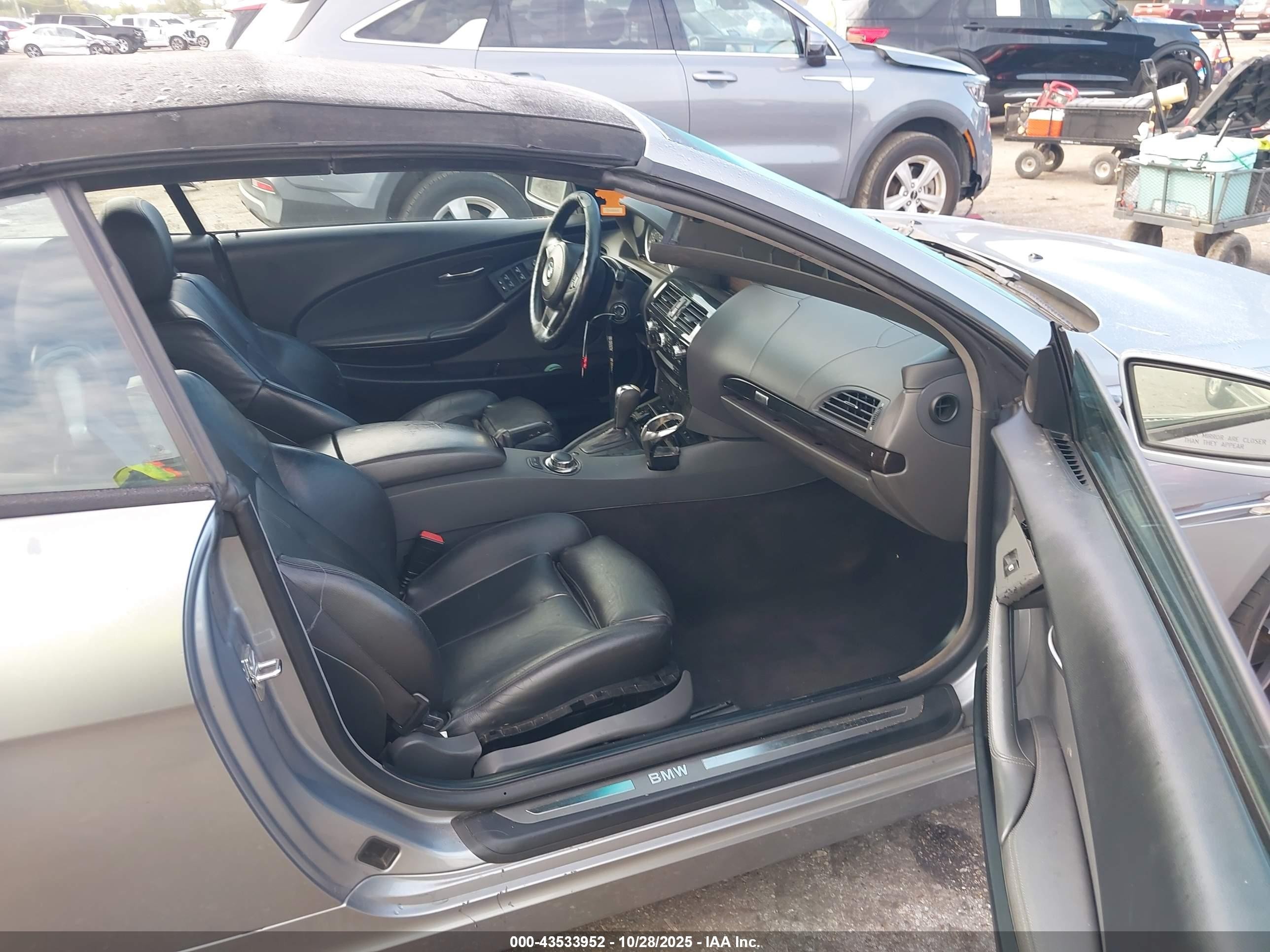 2005 Bmw 645ci   Серый vin: WBAEK73475B328399