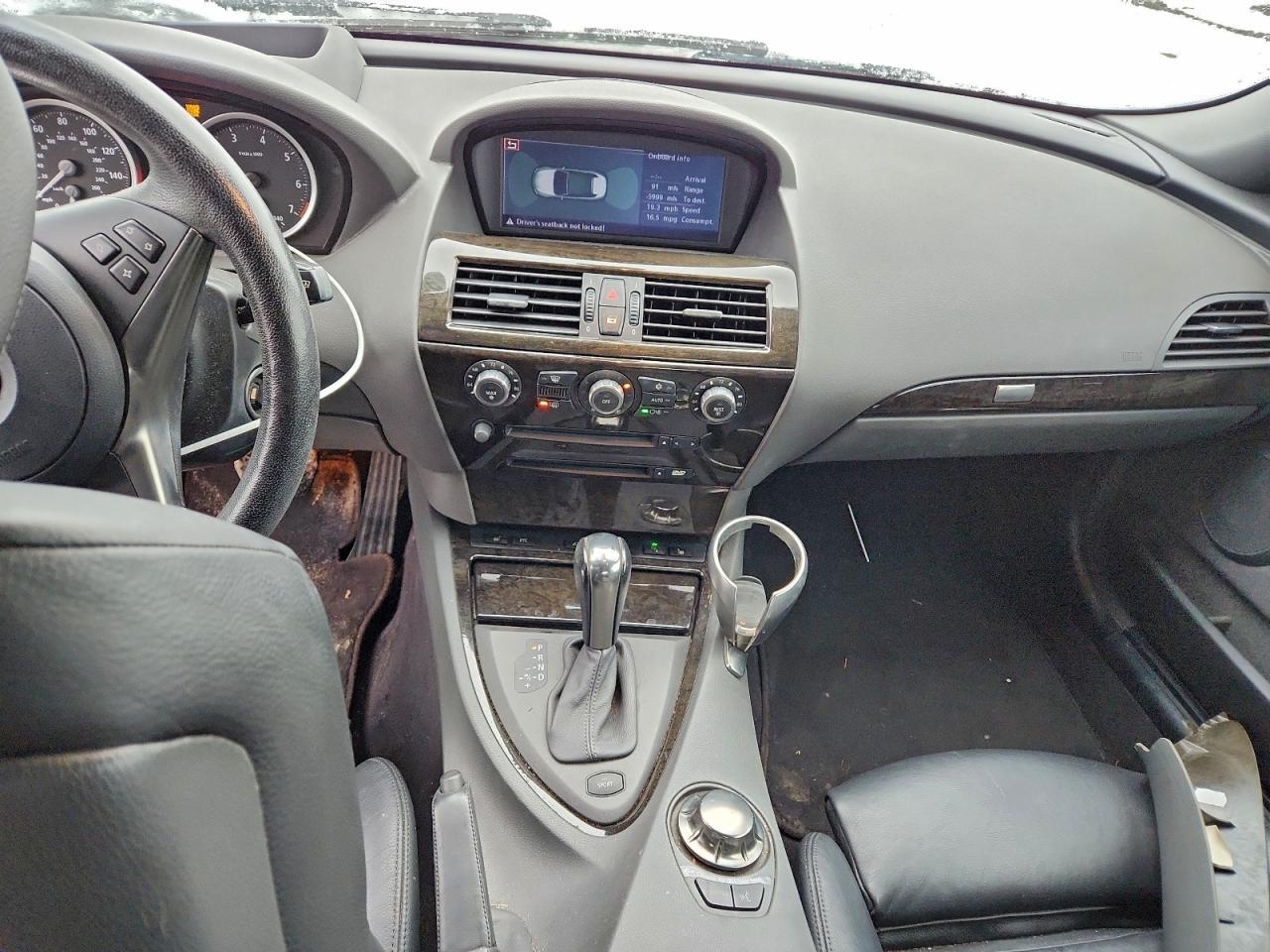 2005 Bmw 645 Ci Automatic Черный vin: WBAEK73485B325253