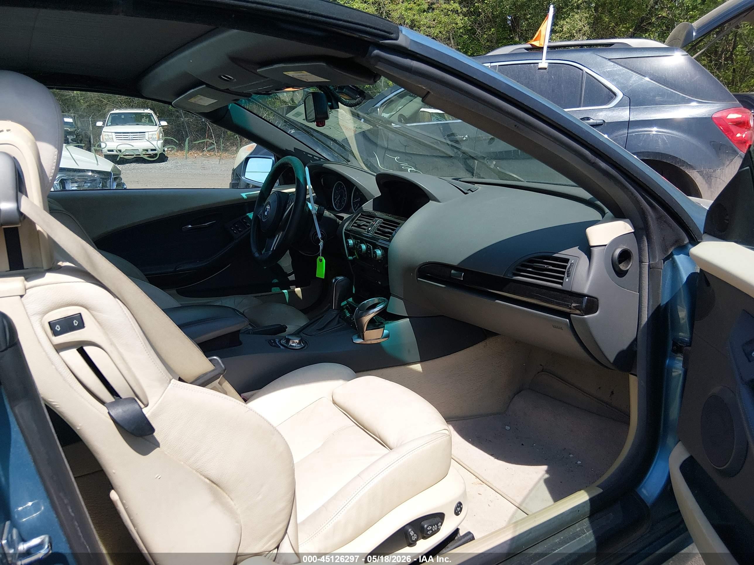2004 Bmw 645ci   Синий vin: WBAEK73494B320769