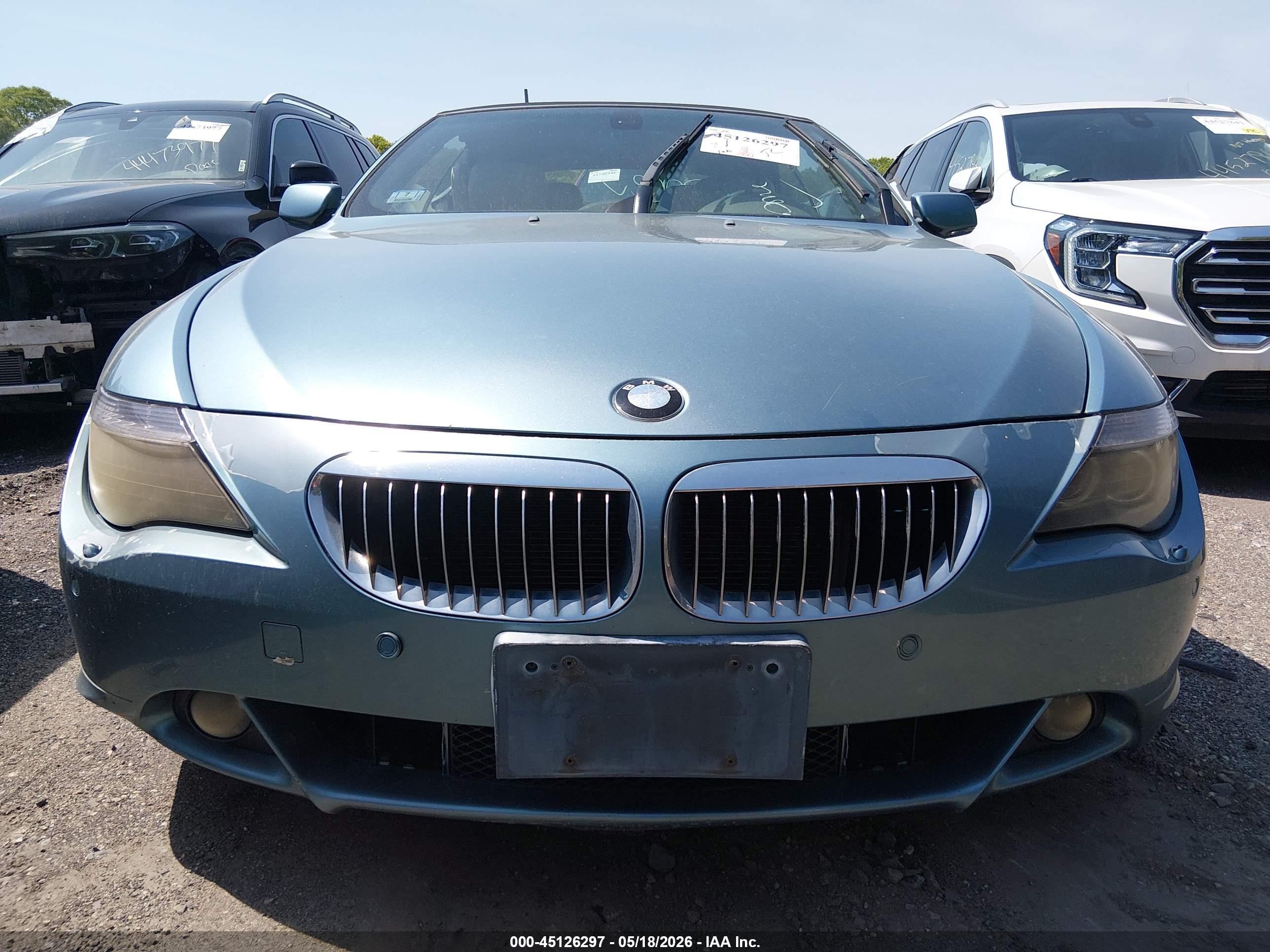 2004 Bmw 645ci   Синий vin: WBAEK73494B320769
