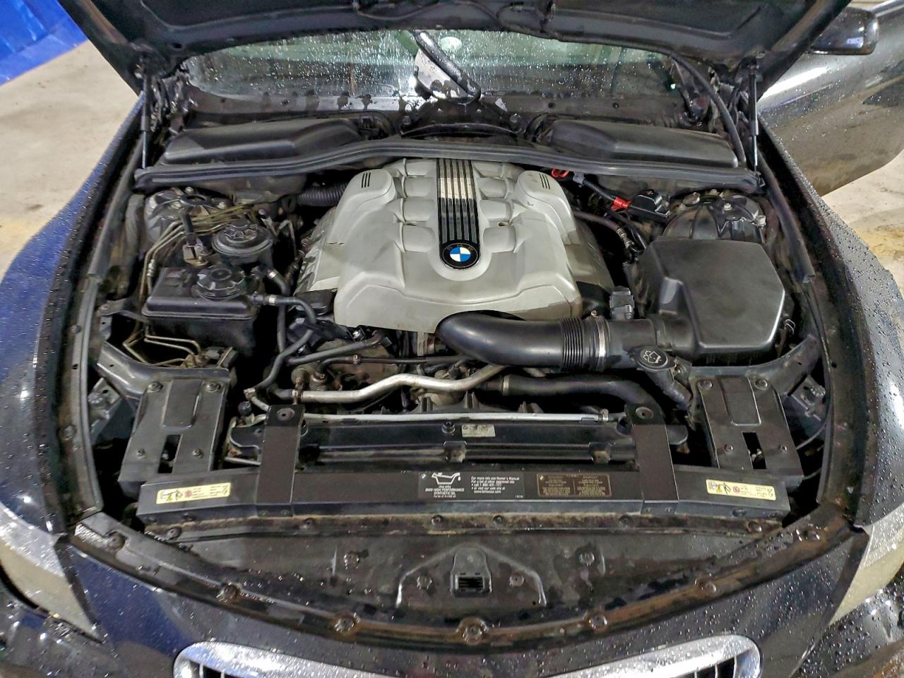 2004 Bmw 645 Ci Automatic Black vin: WBAEK73494B320996