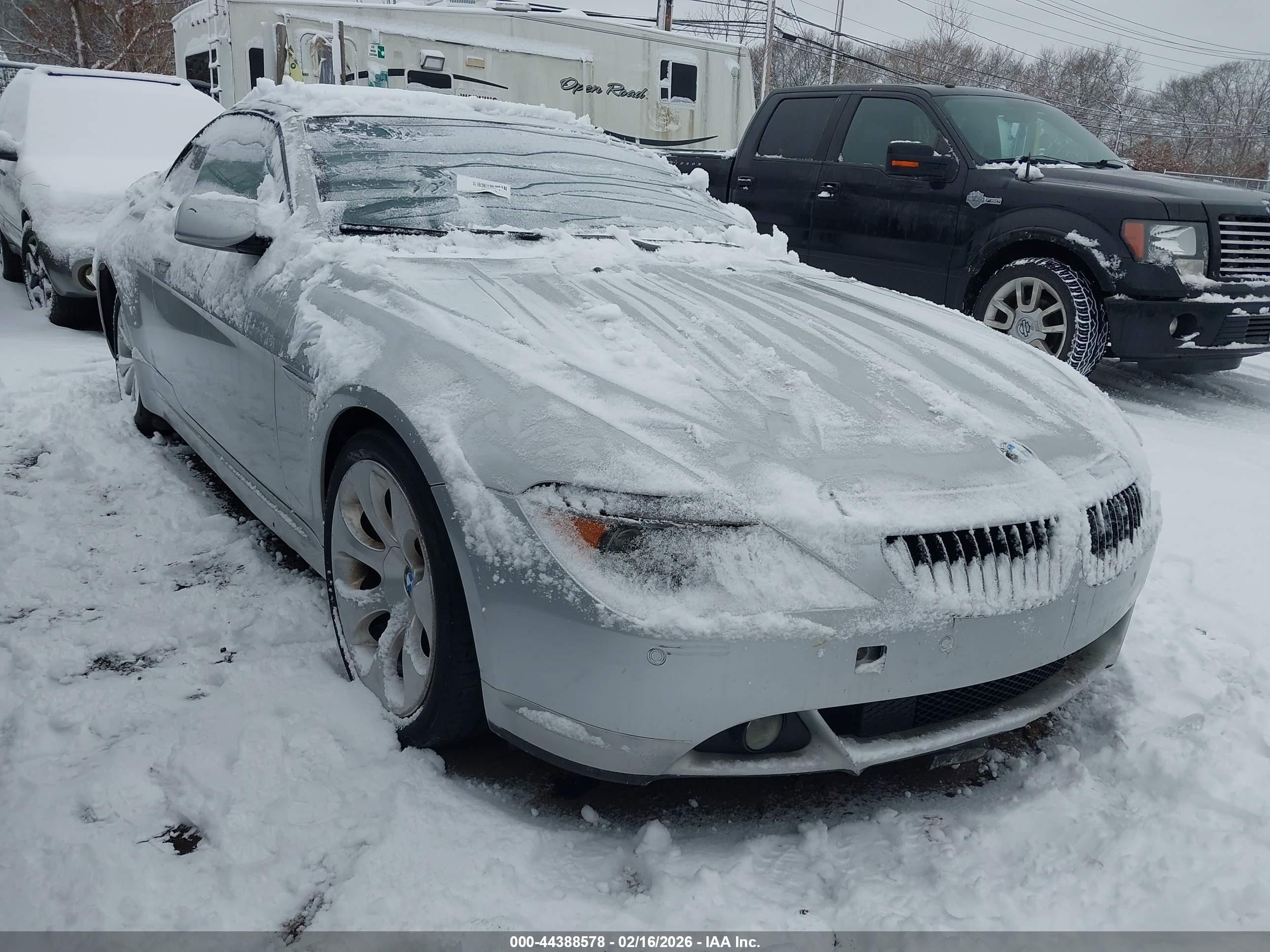 2005 Bmw 645ci   Gray vin: WBAEK73495B323527