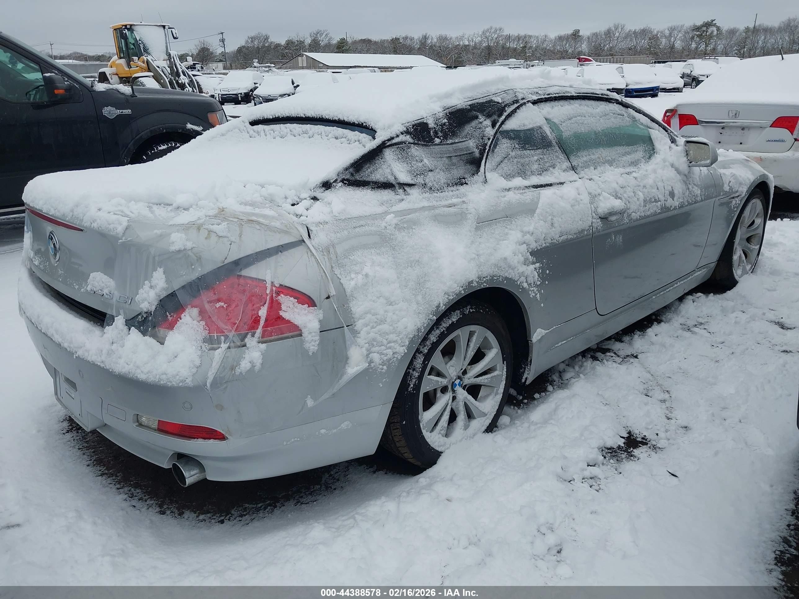 2005 Bmw 645ci   Gray vin: WBAEK73495B323527