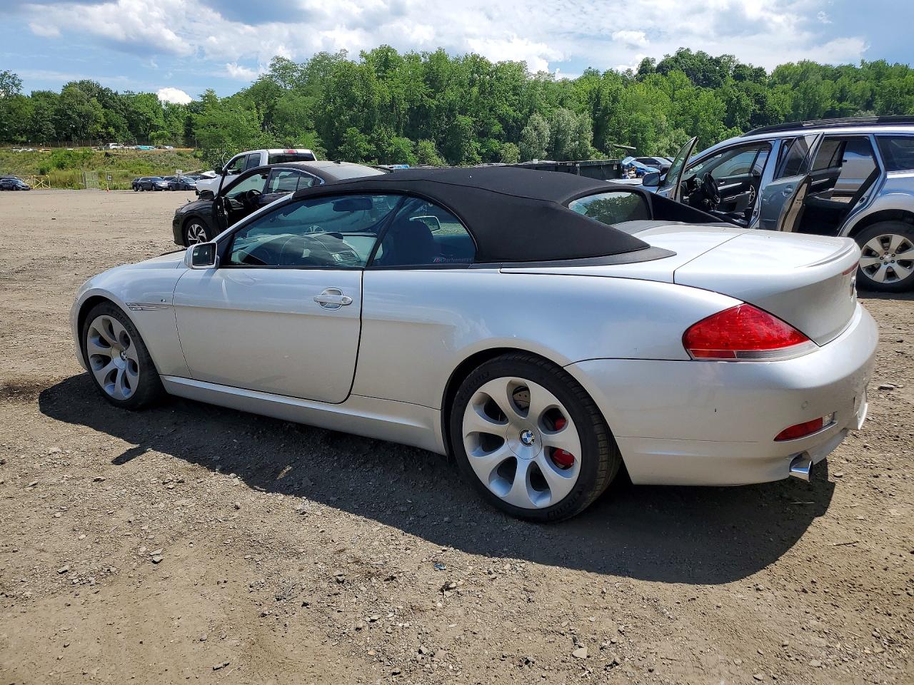 2004 Bmw 645 Ci Automatic Серебряный vin: WBAEK734X4B260601
