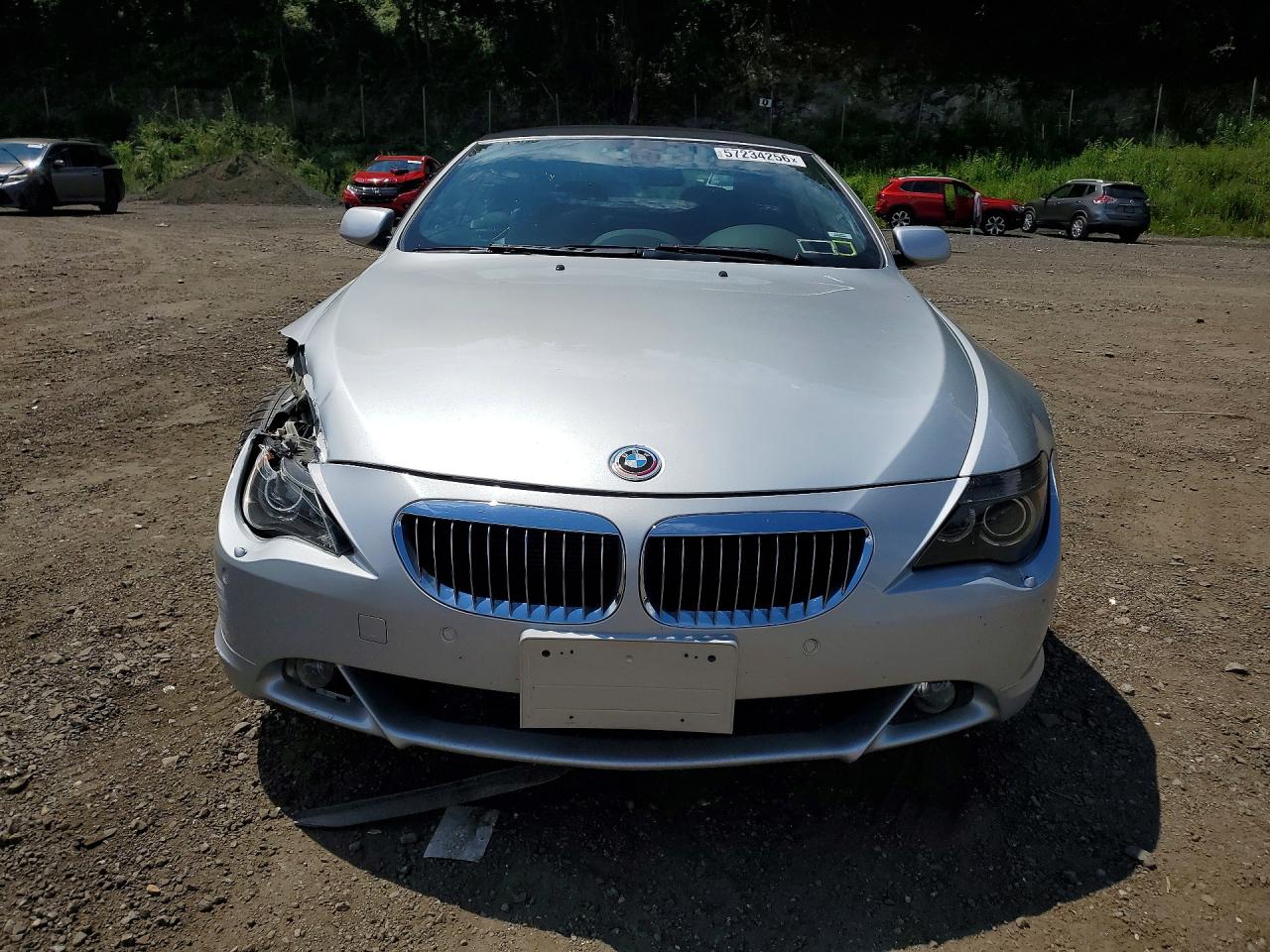 2004 Bmw 645 Ci Automatic Серебряный vin: WBAEK734X4B260601
