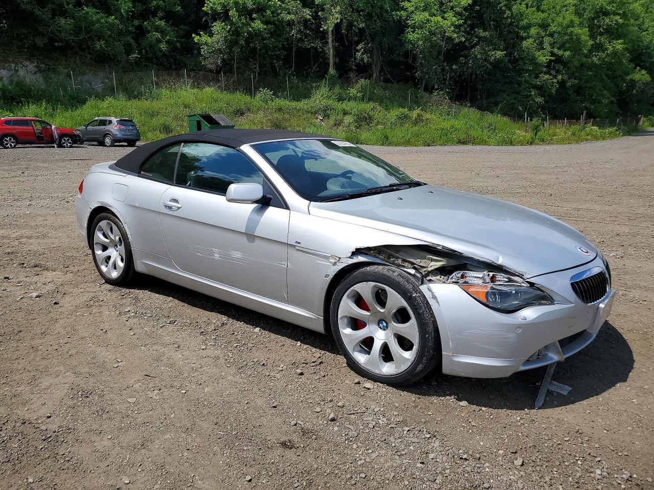 2004 Bmw 645 Ci Automatic Серебряный vin: WBAEK734X4B260601