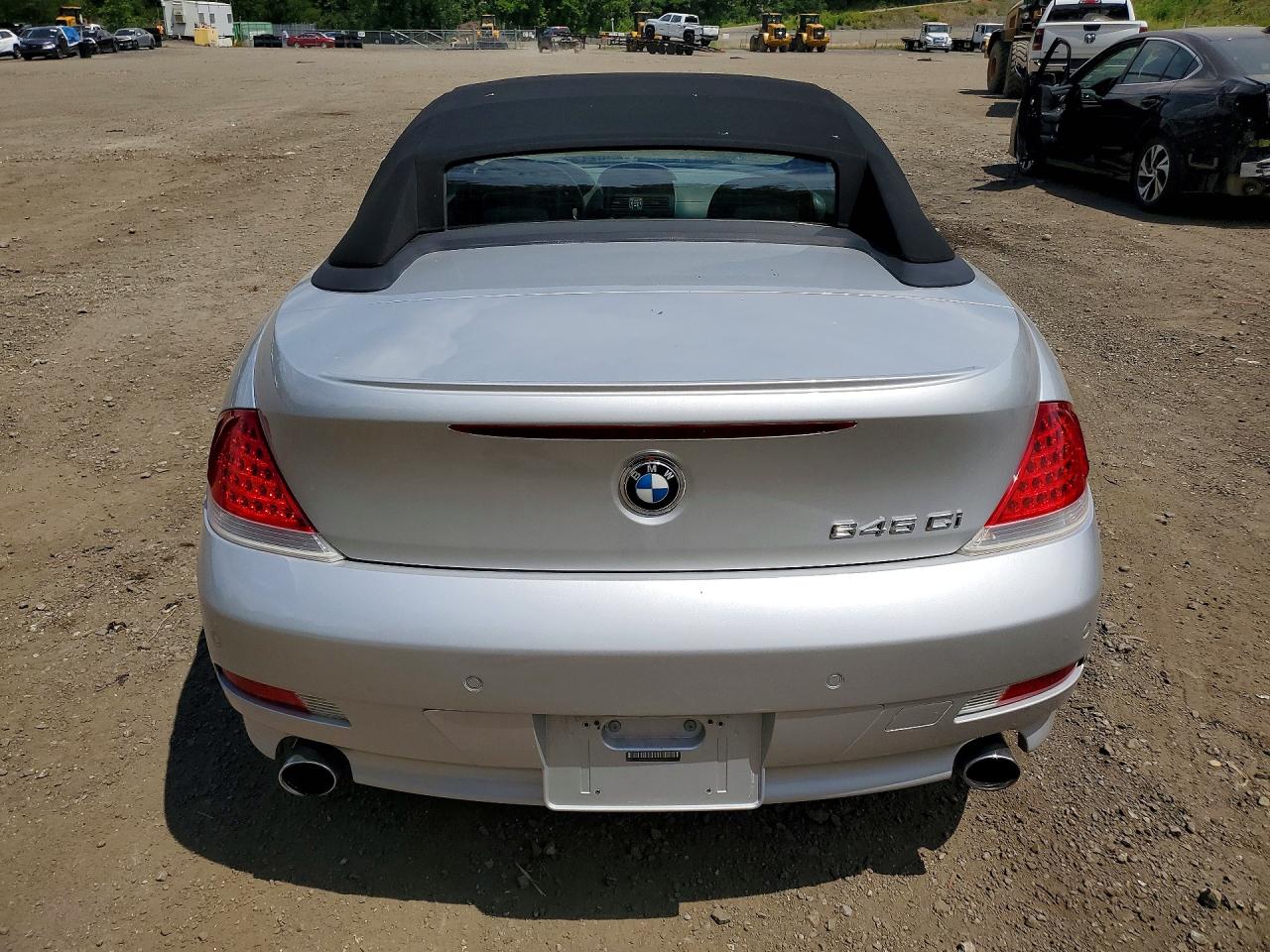 2004 Bmw 645 Ci Automatic Серебряный vin: WBAEK734X4B260601