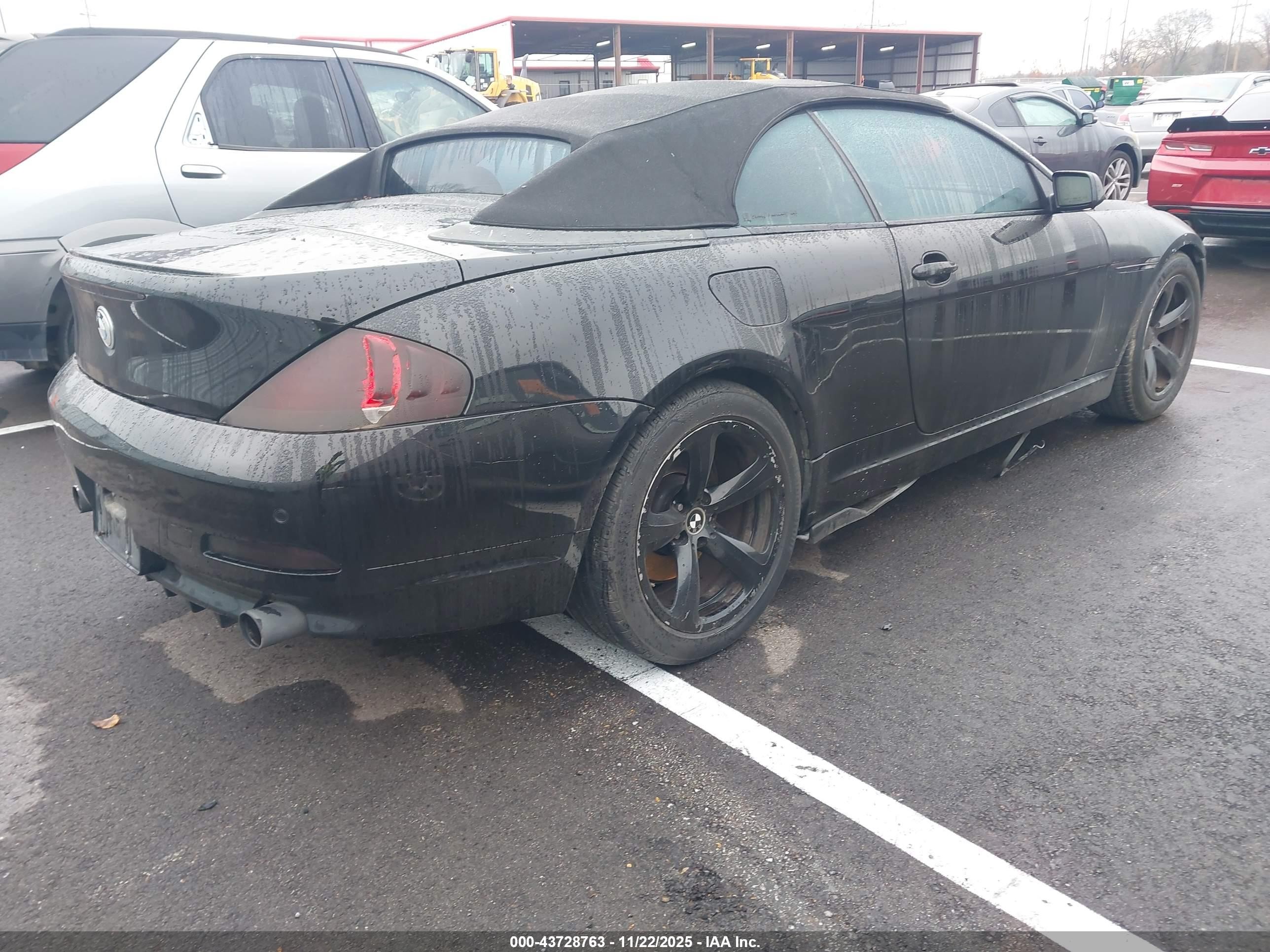 2004 Bmw 645ci   Черный vin: WBAEK734X4B321297