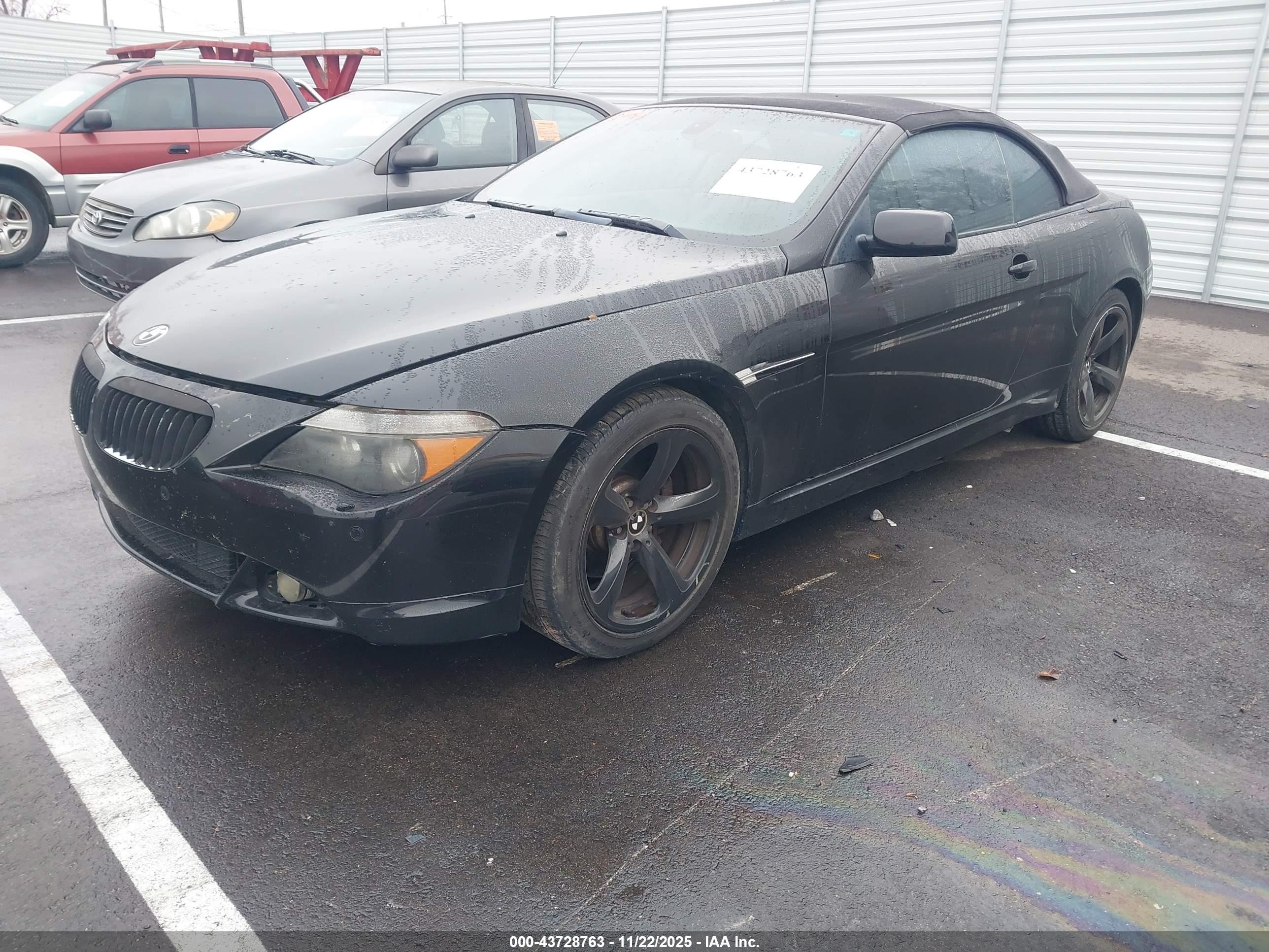 2004 Bmw 645ci   Черный vin: WBAEK734X4B321297