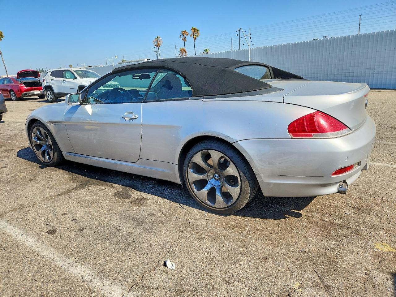 2005 Bmw 645 Ci Automatic Silver vin: WBAEK734X5B323956