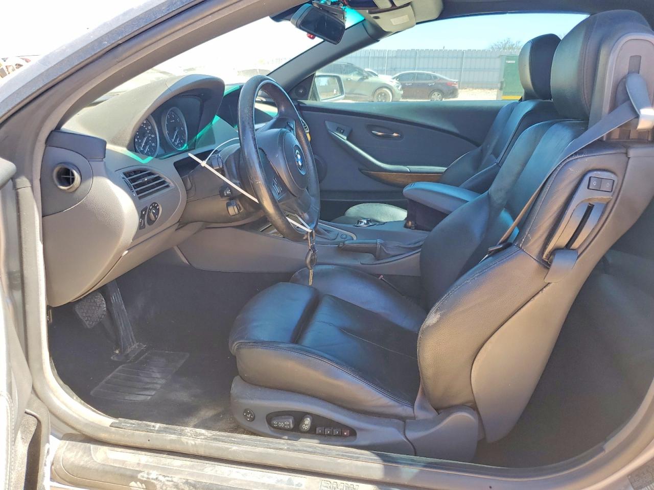 2005 Bmw 645 Ci Automatic Silver vin: WBAEK734X5B327196