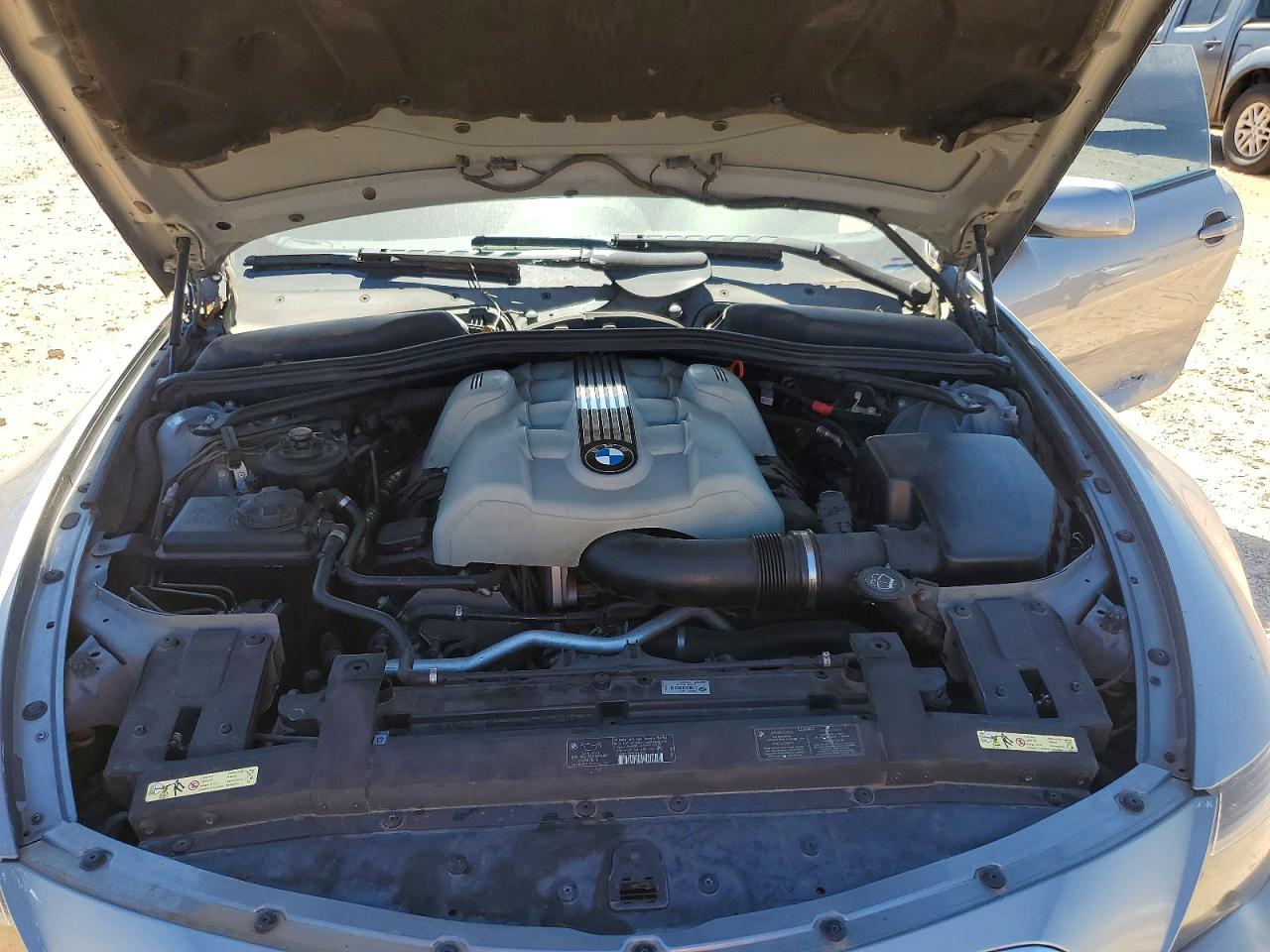 2005 Bmw 645 Ci Automatic Silver vin: WBAEK734X5B327196