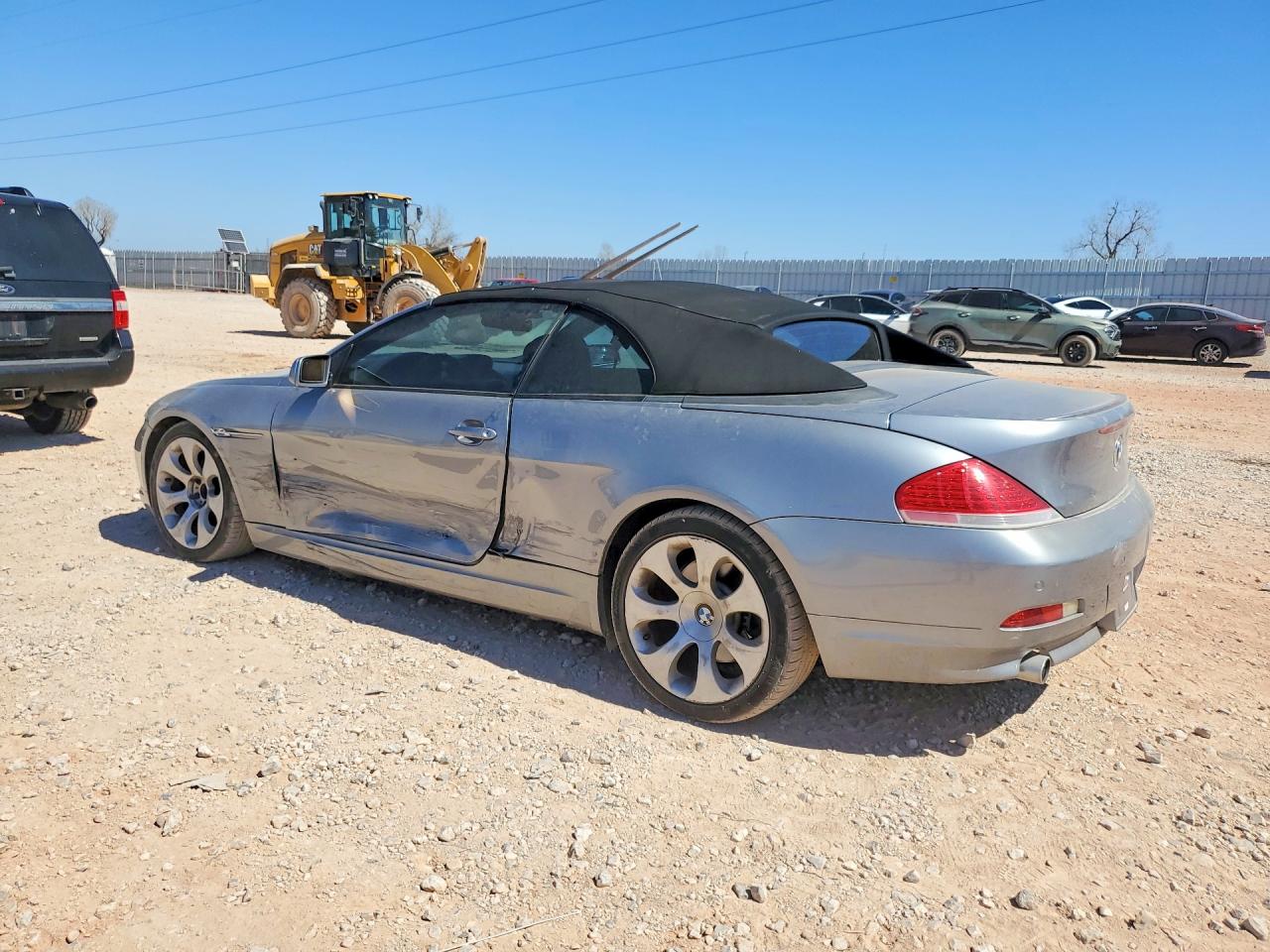 2005 Bmw 645 Ci Automatic Silver vin: WBAEK734X5B327196