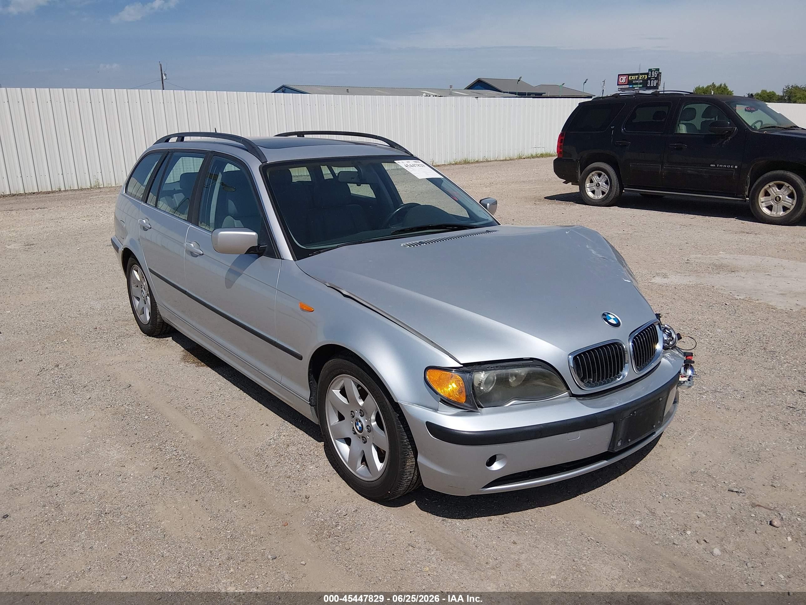 2002 Bmw 3 Series 325i Silver vin: WBAEN33412PC10981