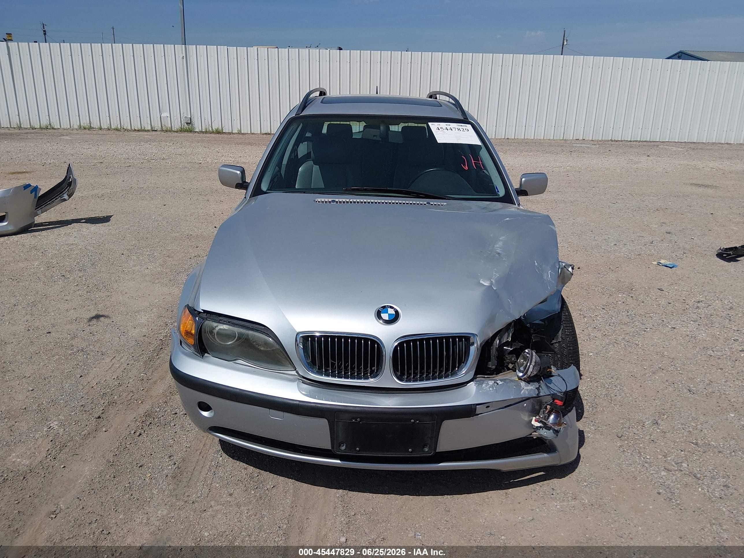 2002 Bmw 3 Series 325i Серебряный vin: WBAEN33412PC10981