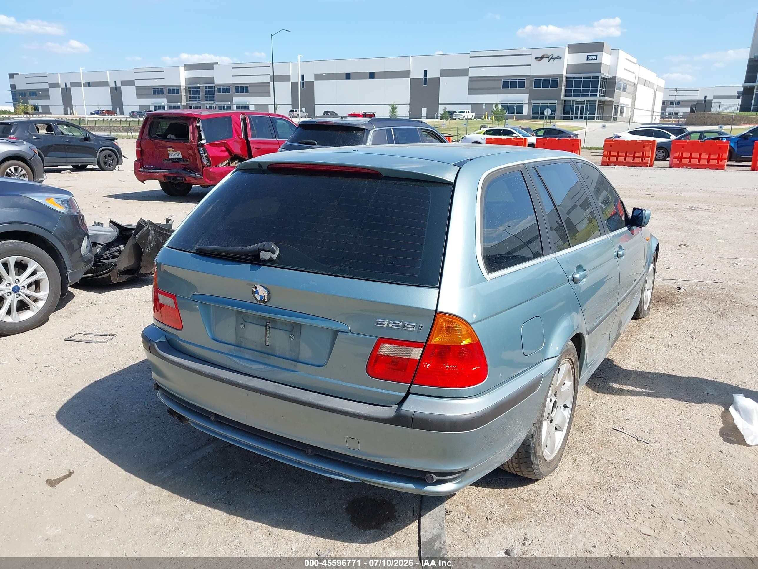 2003 Bmw 3 Series 325i Blue vin: WBAEN33463PC12534