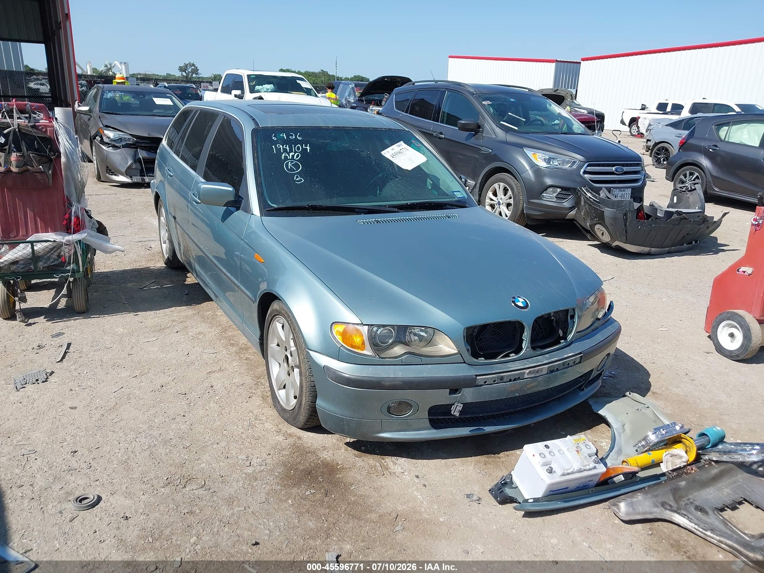 2003 Bmw 3 Series 325i Blue vin: WBAEN33463PC12534