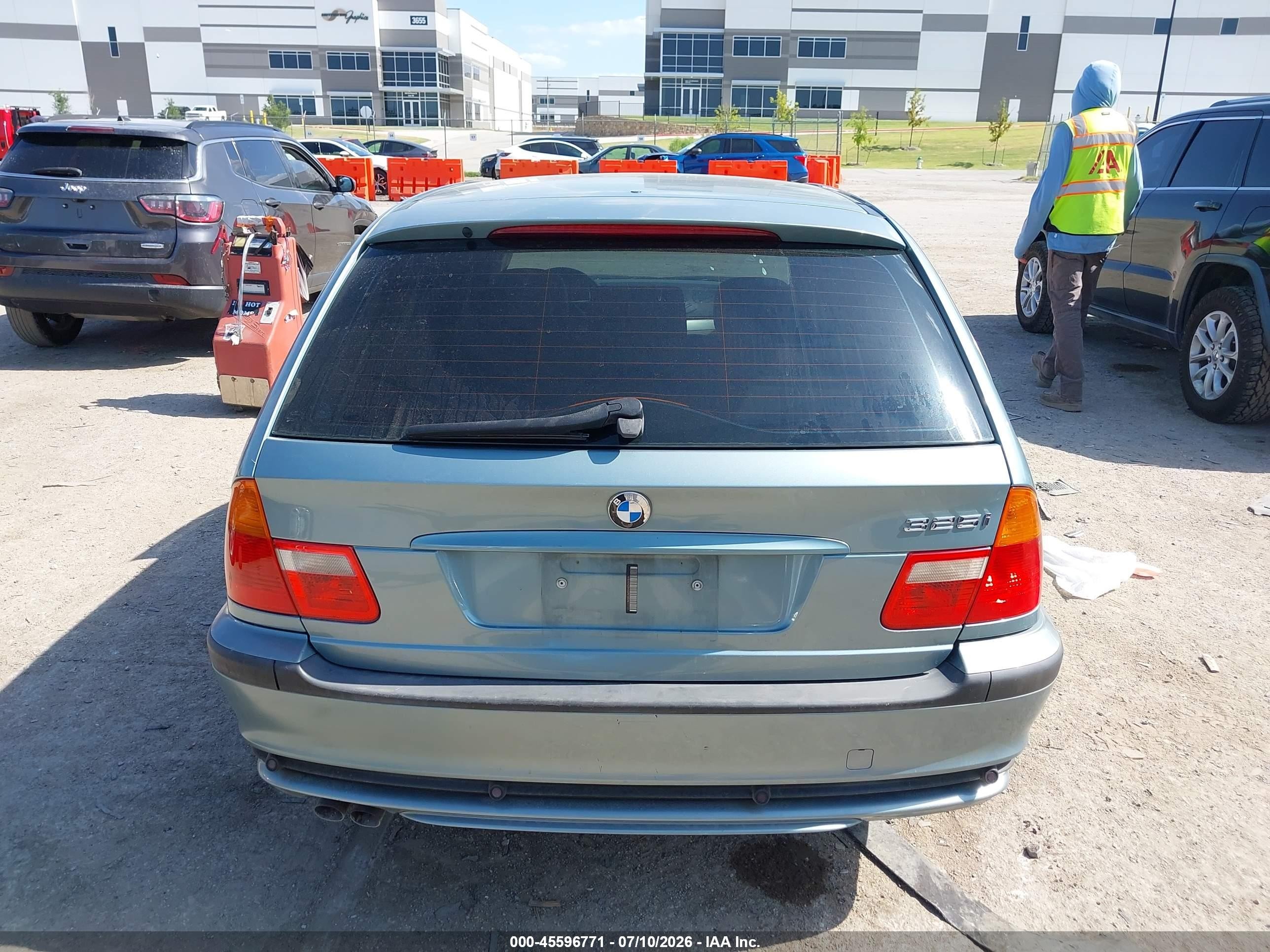 2003 Bmw 3 Series 325i Blue vin: WBAEN33463PC12534