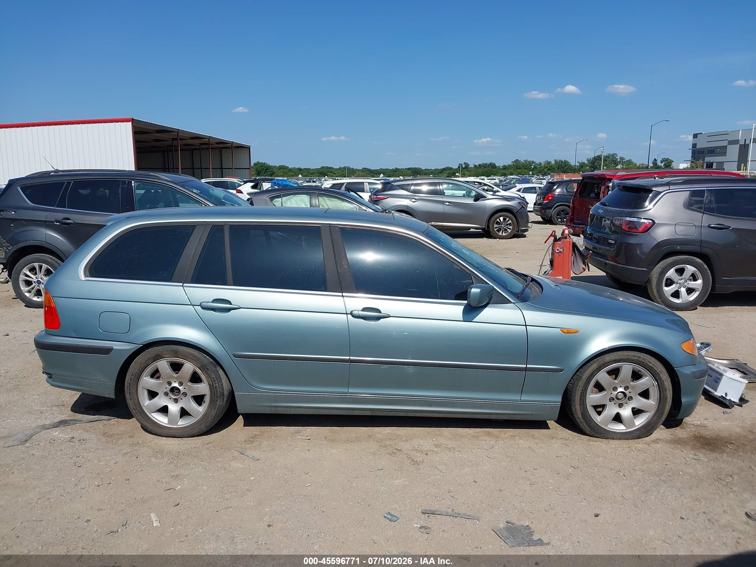 2003 Bmw 3 Series 325i Blue vin: WBAEN33463PC12534