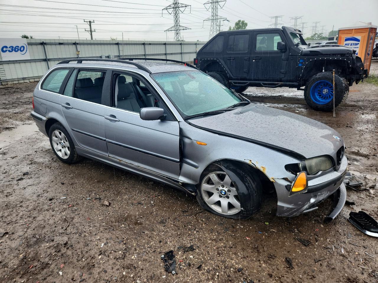 2003 Bmw 325 Xit Gray vin: WBAEP33403PF03413