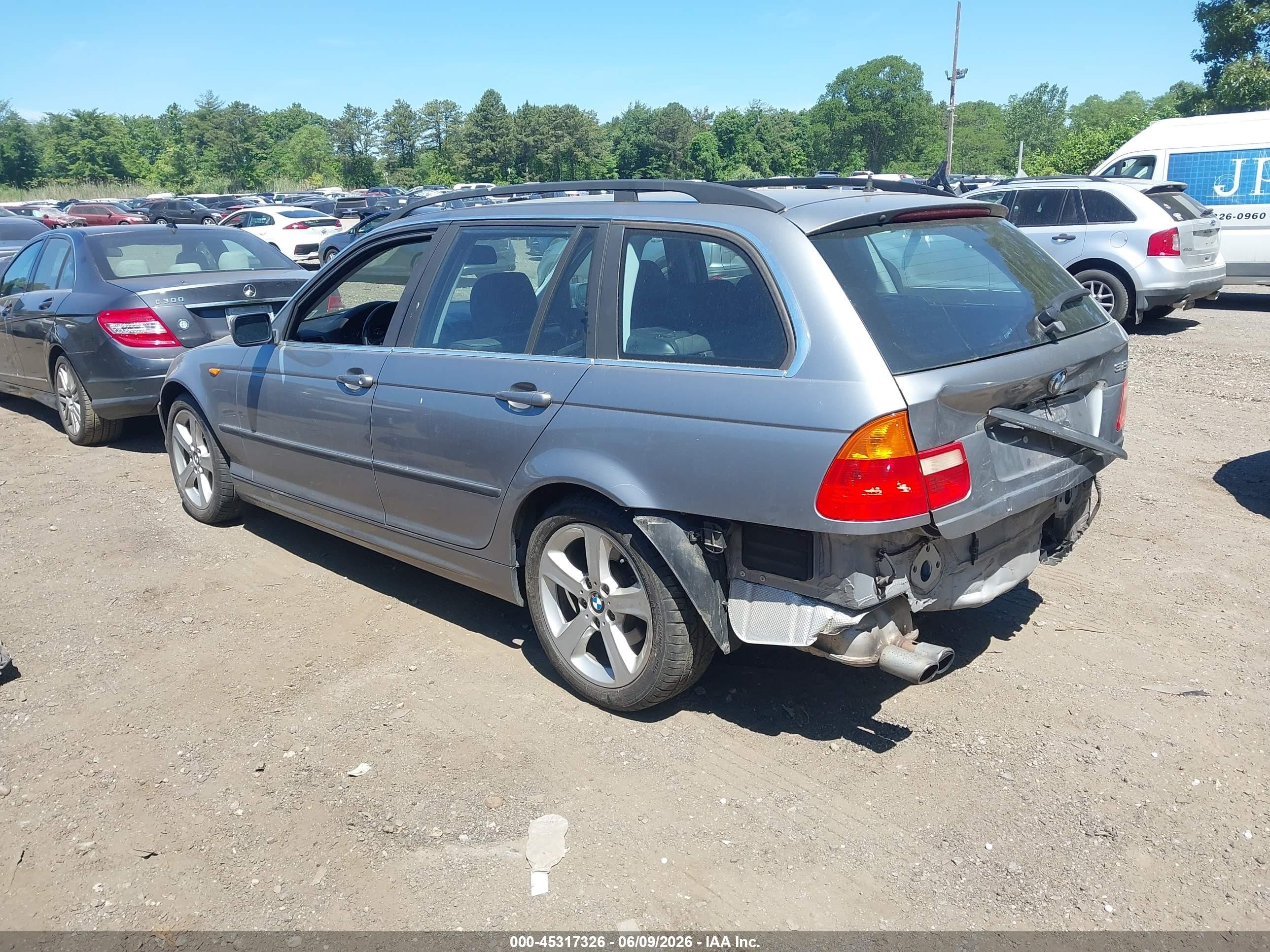 2004 Bmw 325xit   Gray vin: WBAEP33434PF04122