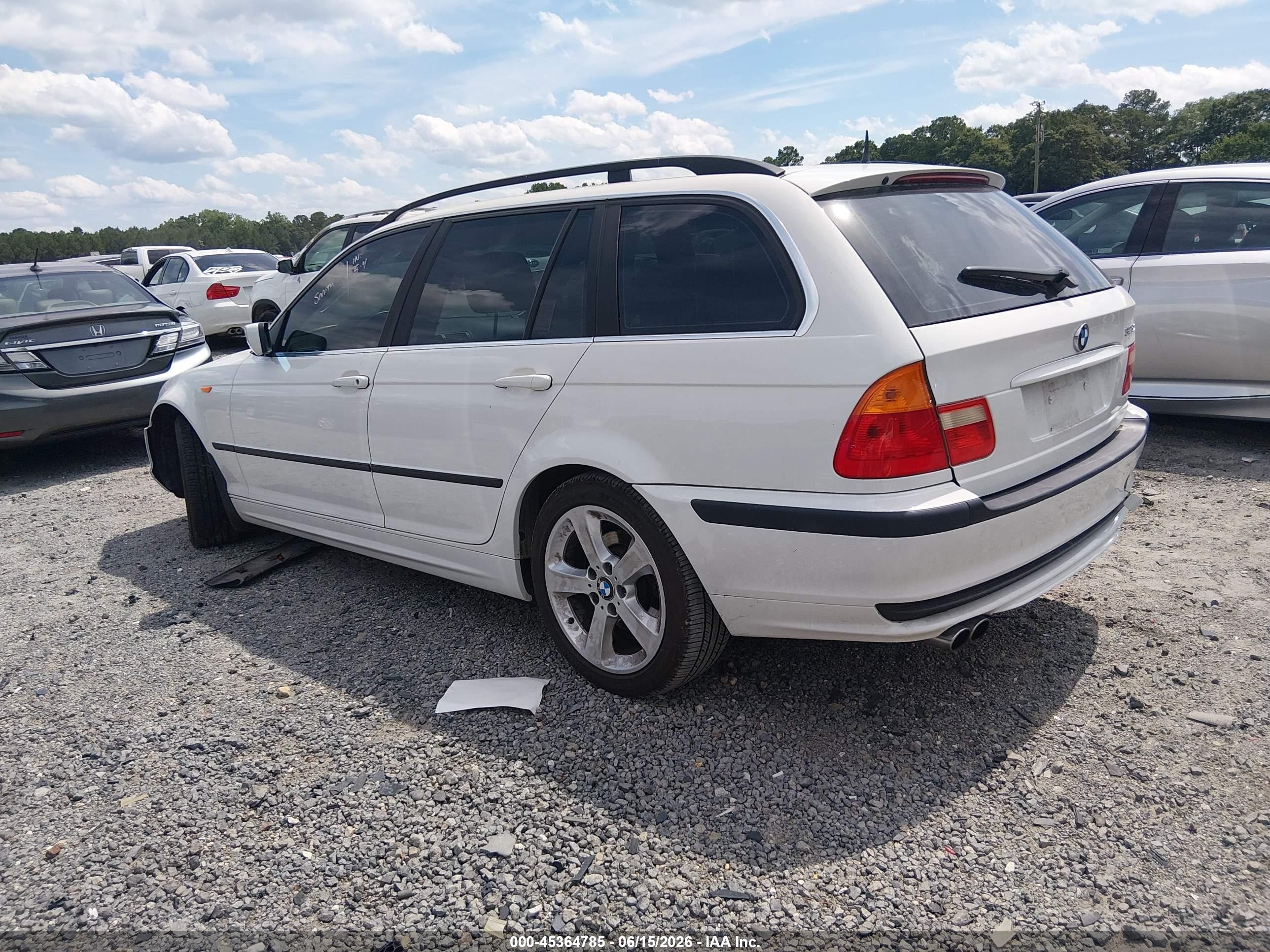 2004 Bmw 325xit   White vin: WBAEP33434PF04606