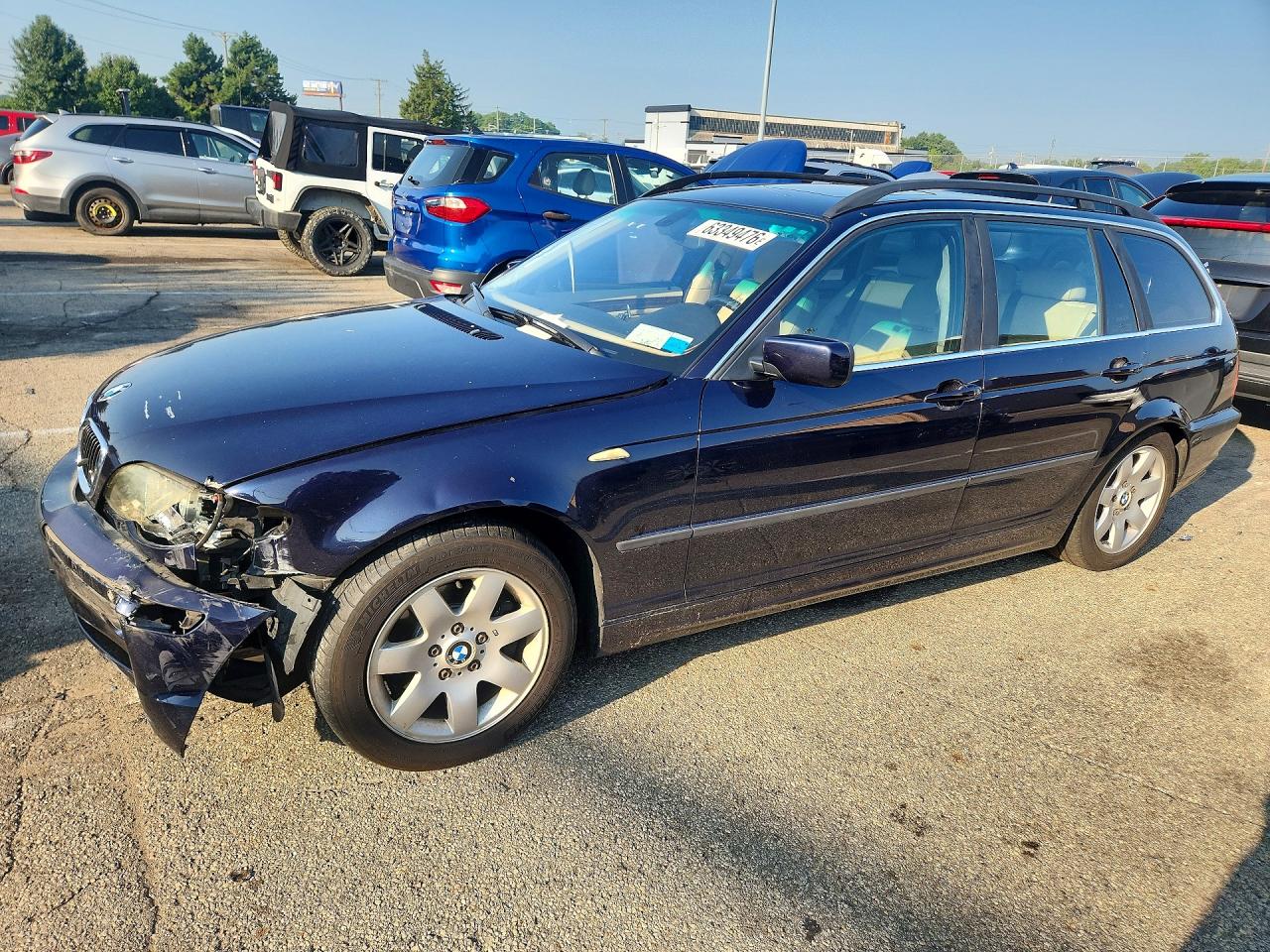2003 Bmw 325 Xit Blue vin: WBAEP33453PF02953