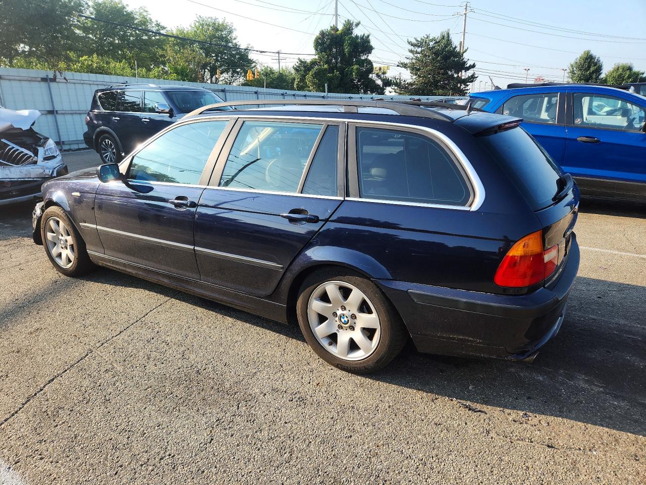 2003 Bmw 325 Xit Blue vin: WBAEP33453PF02953