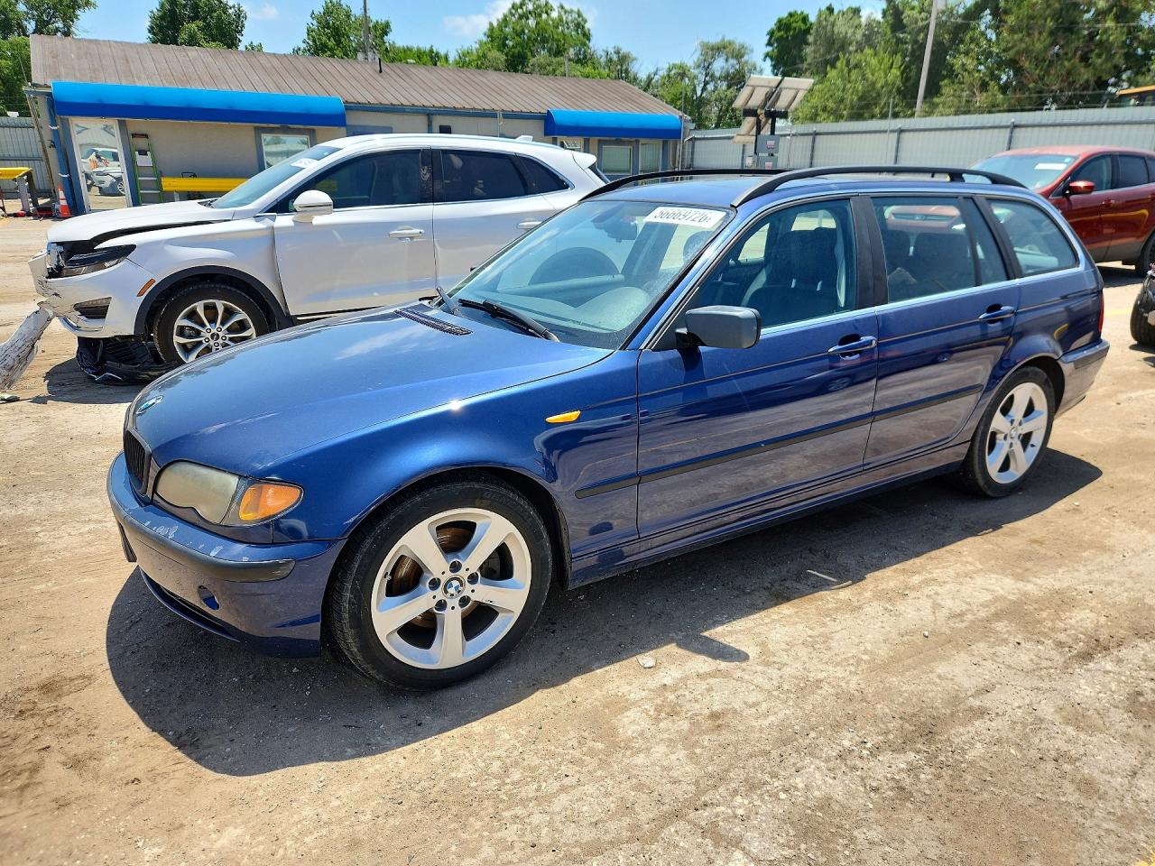 2004 Bmw 325 Xit Blue vin: WBAEP33484PF03547
