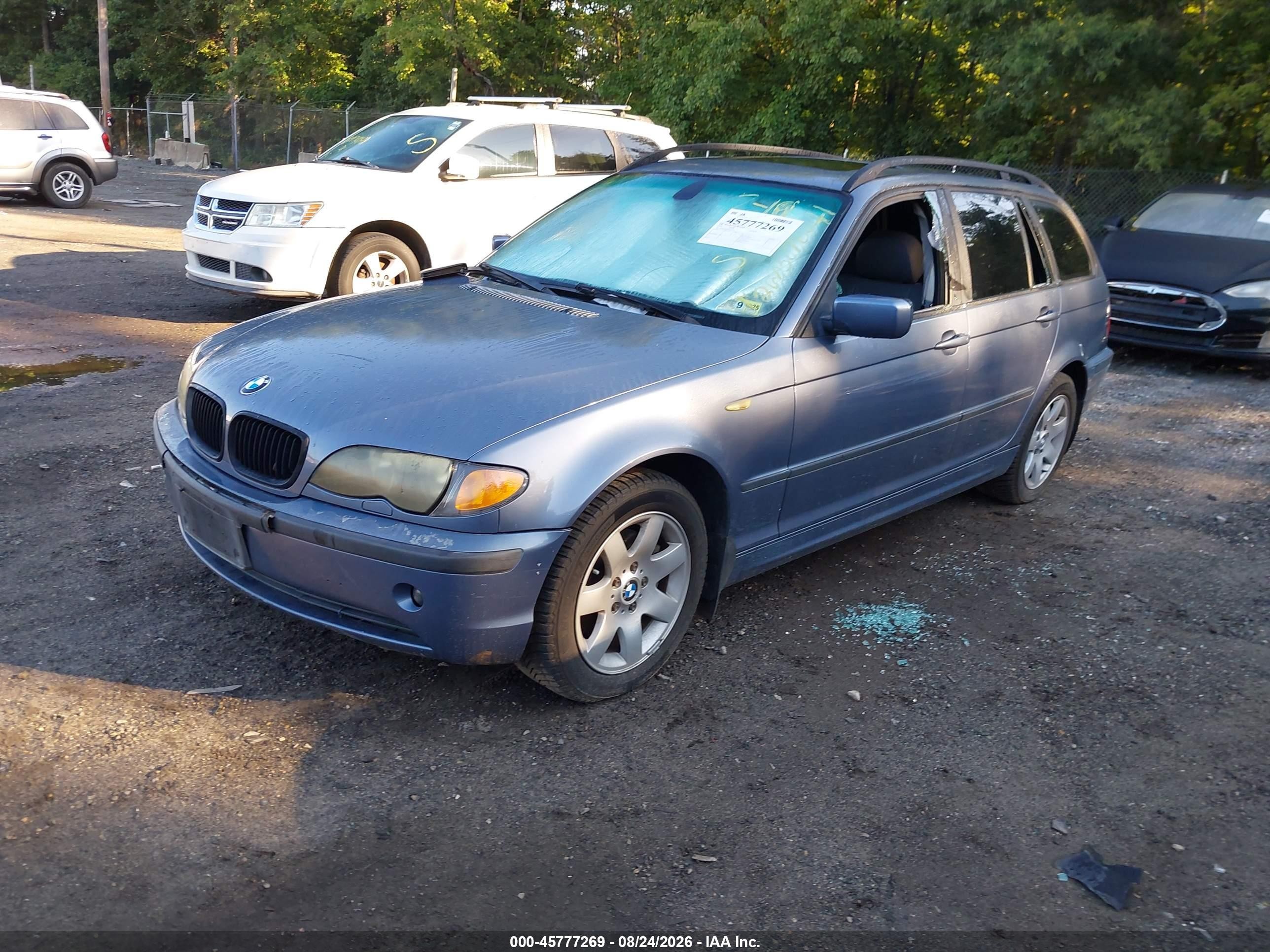 2004 Bmw 325xit   Blue vin: WBAEP33484PF03676