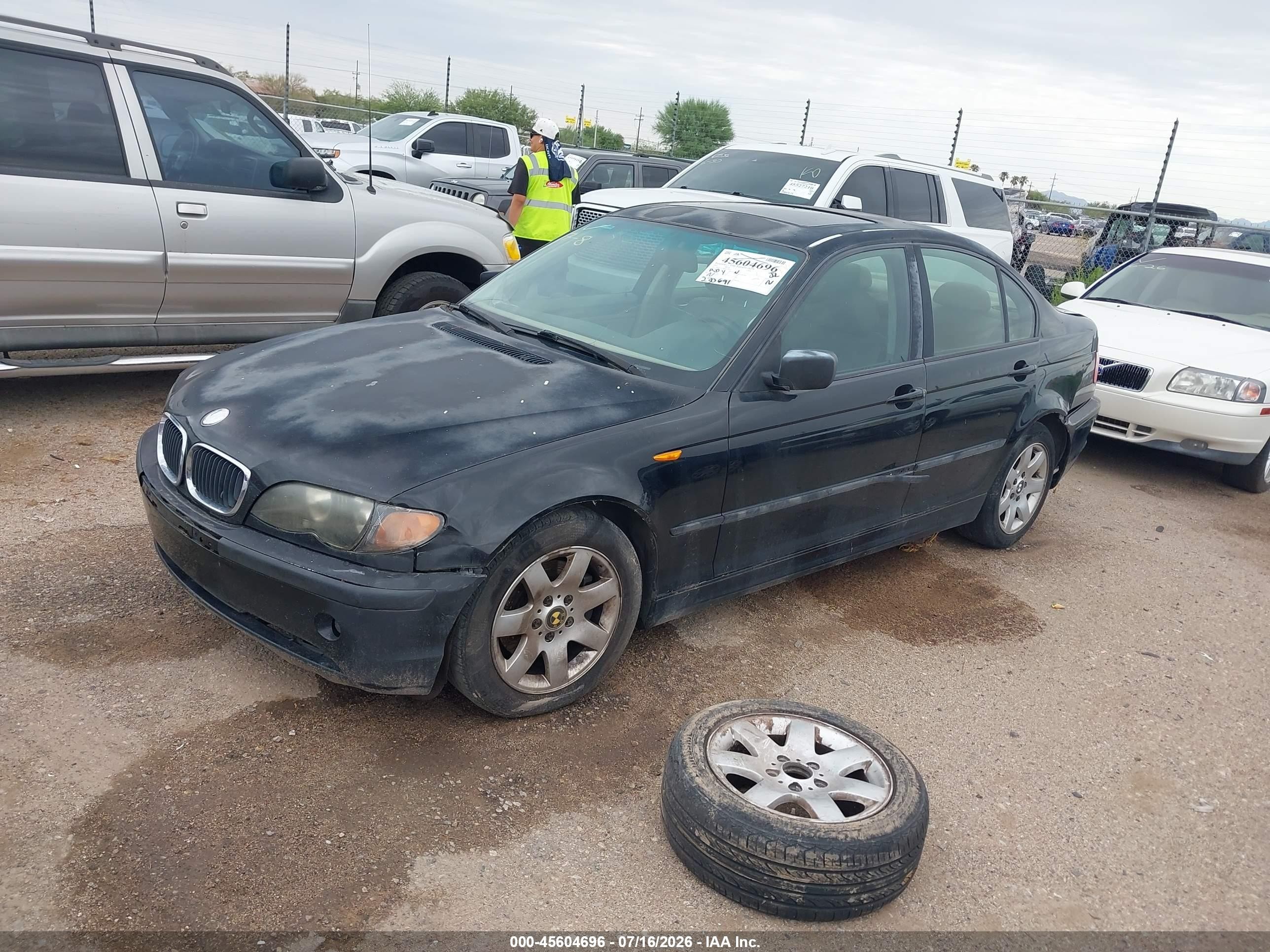 2002 Bmw 325i   Black vin: WBAET37402NG73822