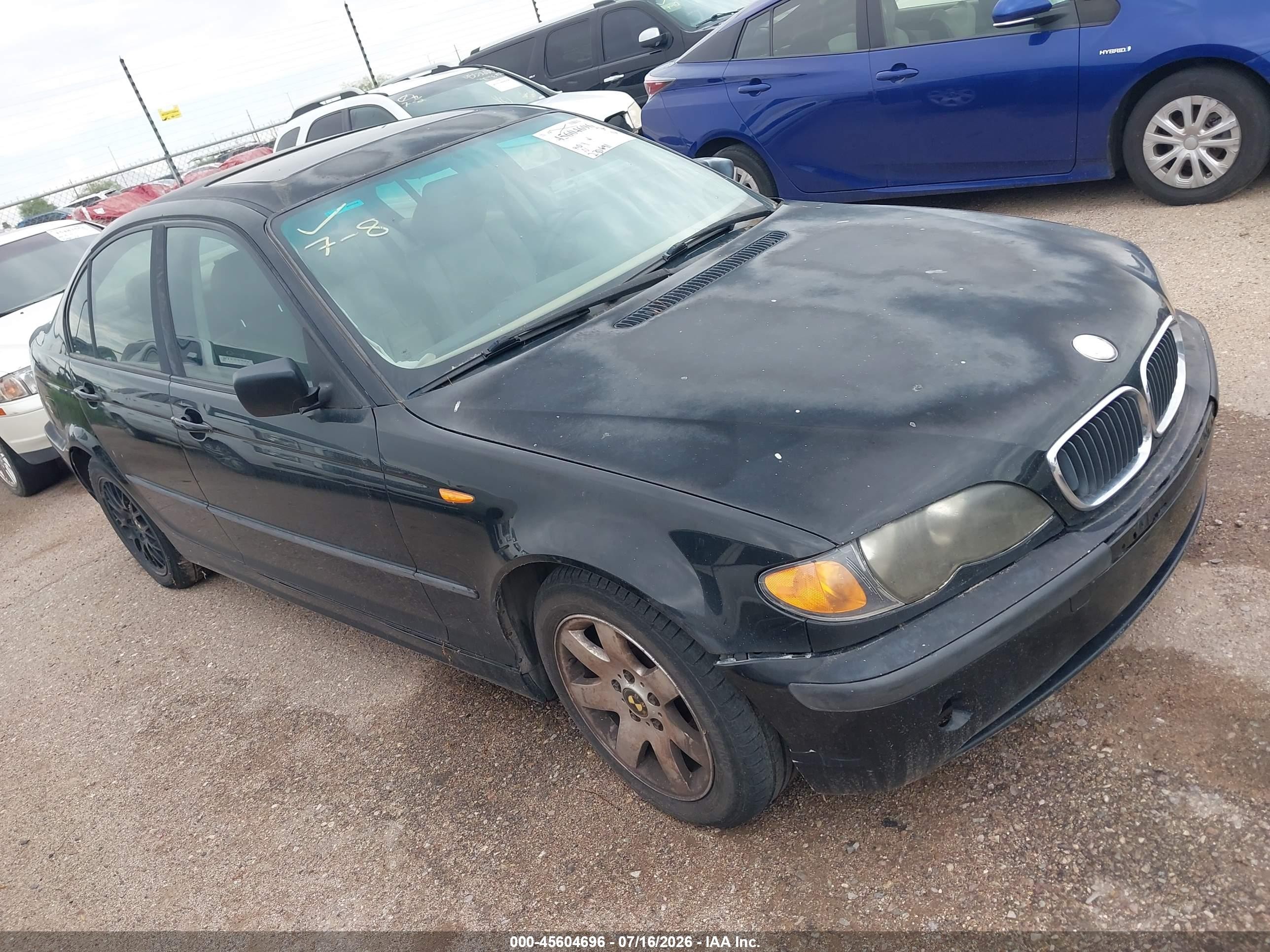 2002 Bmw 325i   Black vin: WBAET37402NG73822