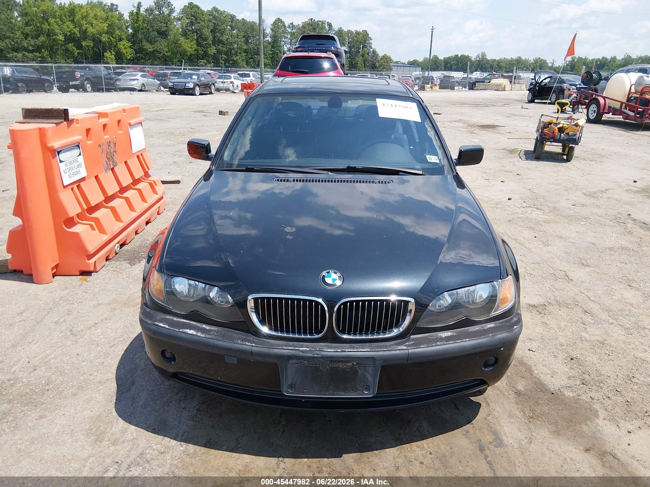 2003 Bmw 3 Series 325i Black vin: WBAET37403NJ29593