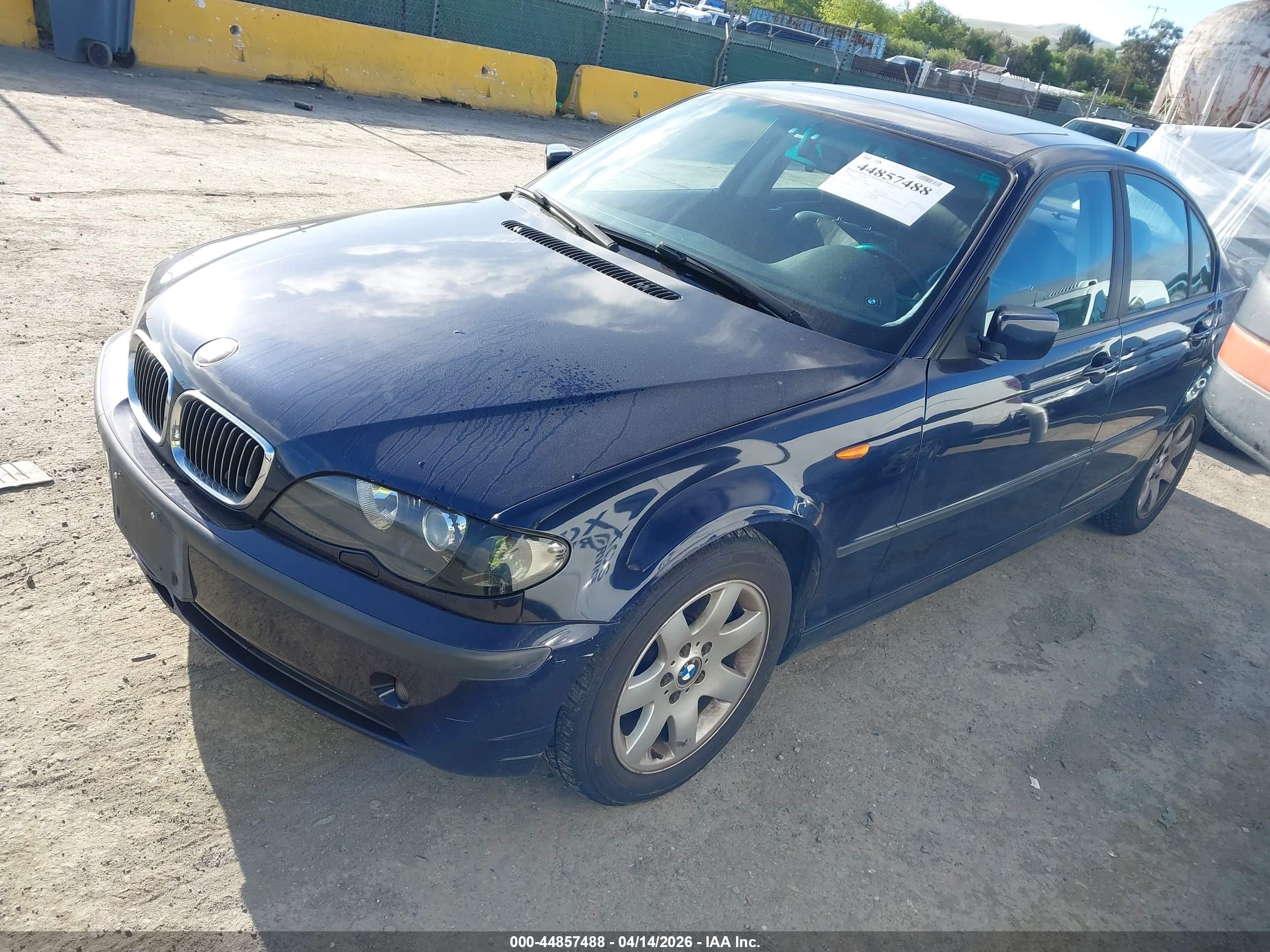 2002 Bmw 325i Blue vin: WBAET37412NG77202