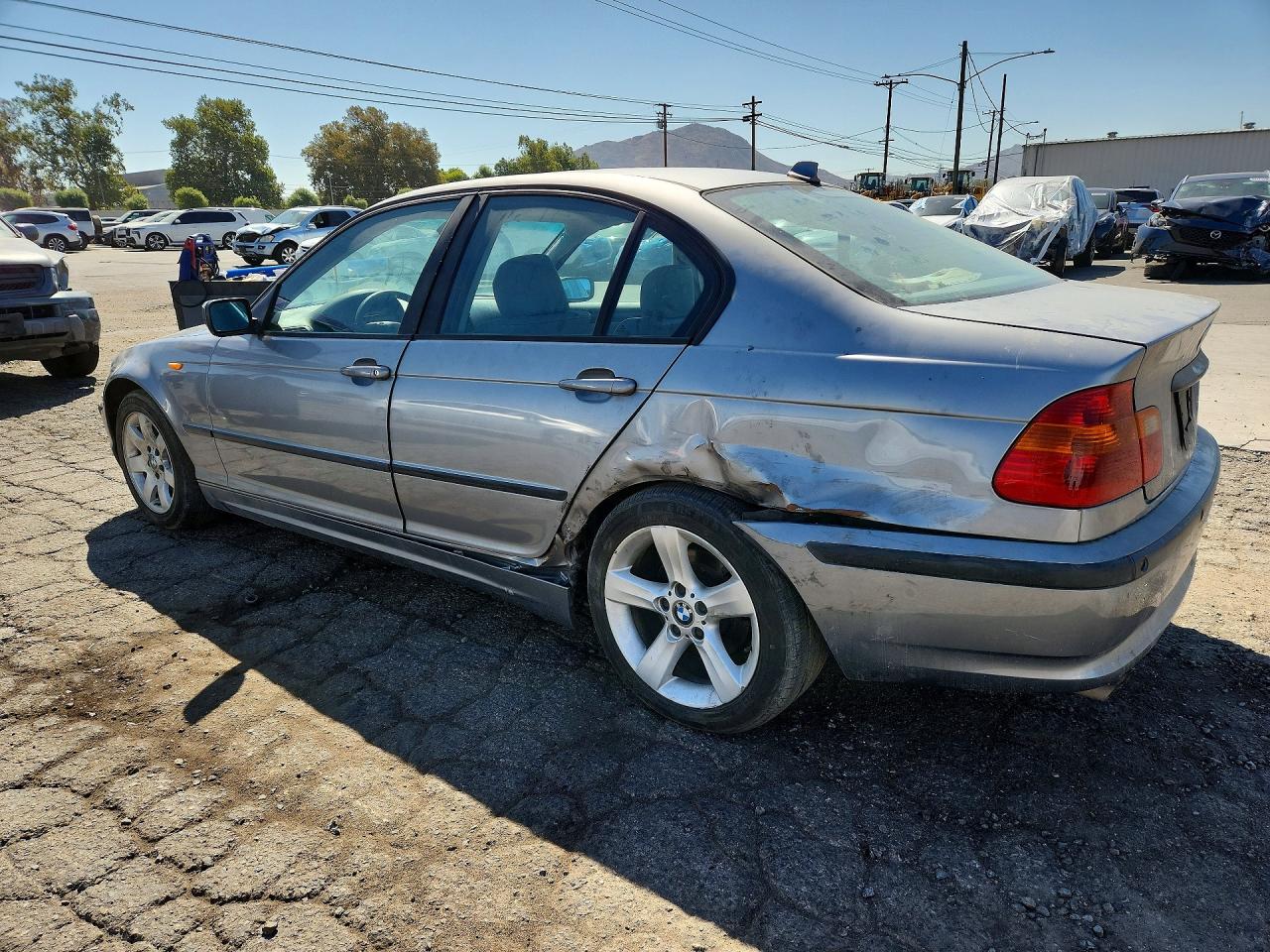 2004 Bmw 325 I Gray vin: WBAET37414NJ46095