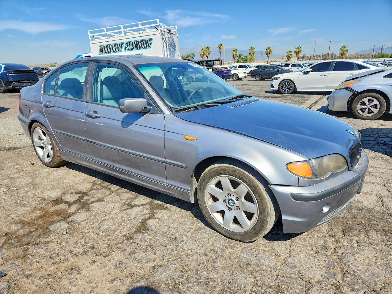 2004 Bmw 325 I Gray vin: WBAET37414NJ46095