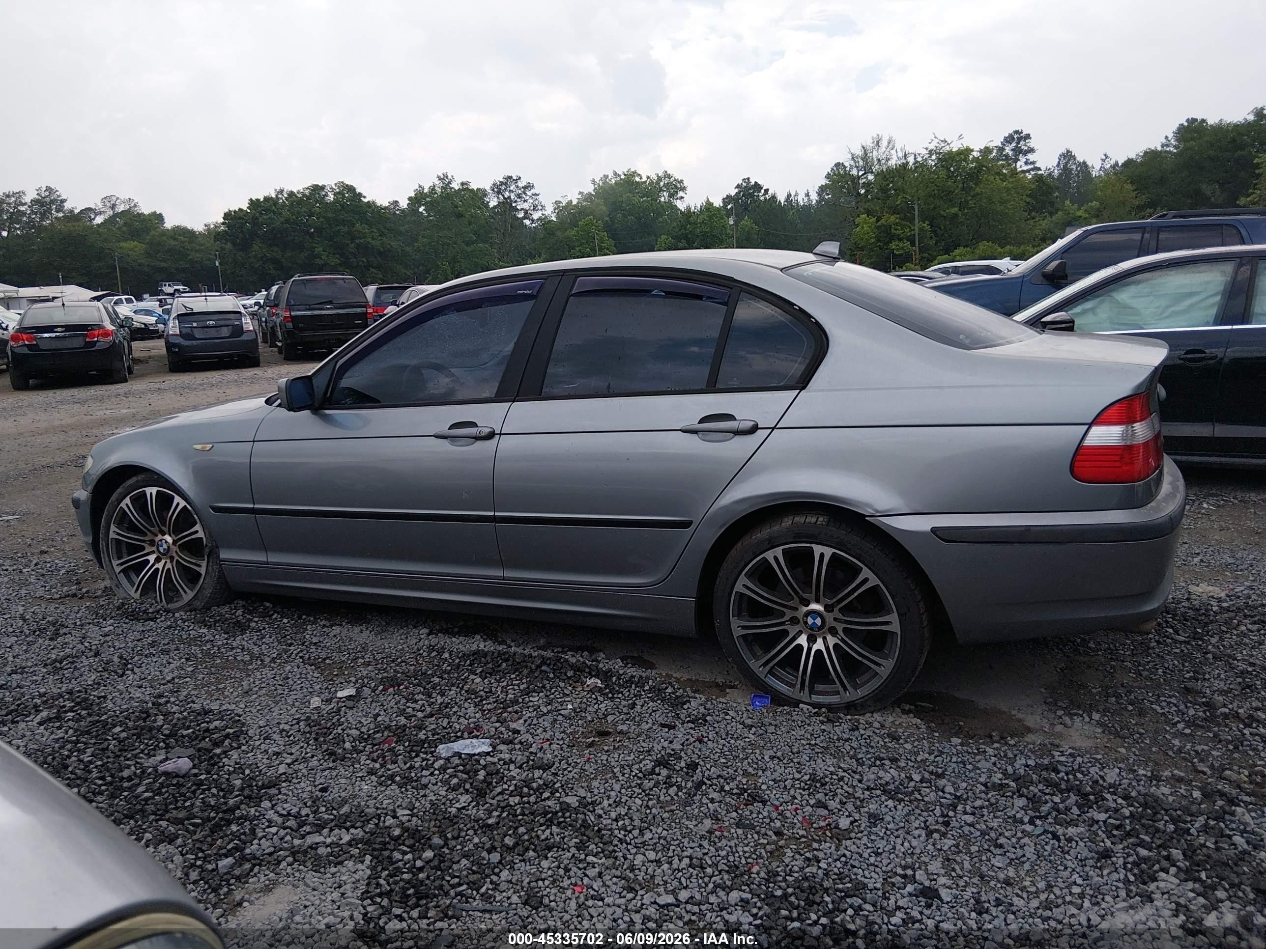 2004 Bmw 325i   Серебряный vin: WBAET37414NJ80862