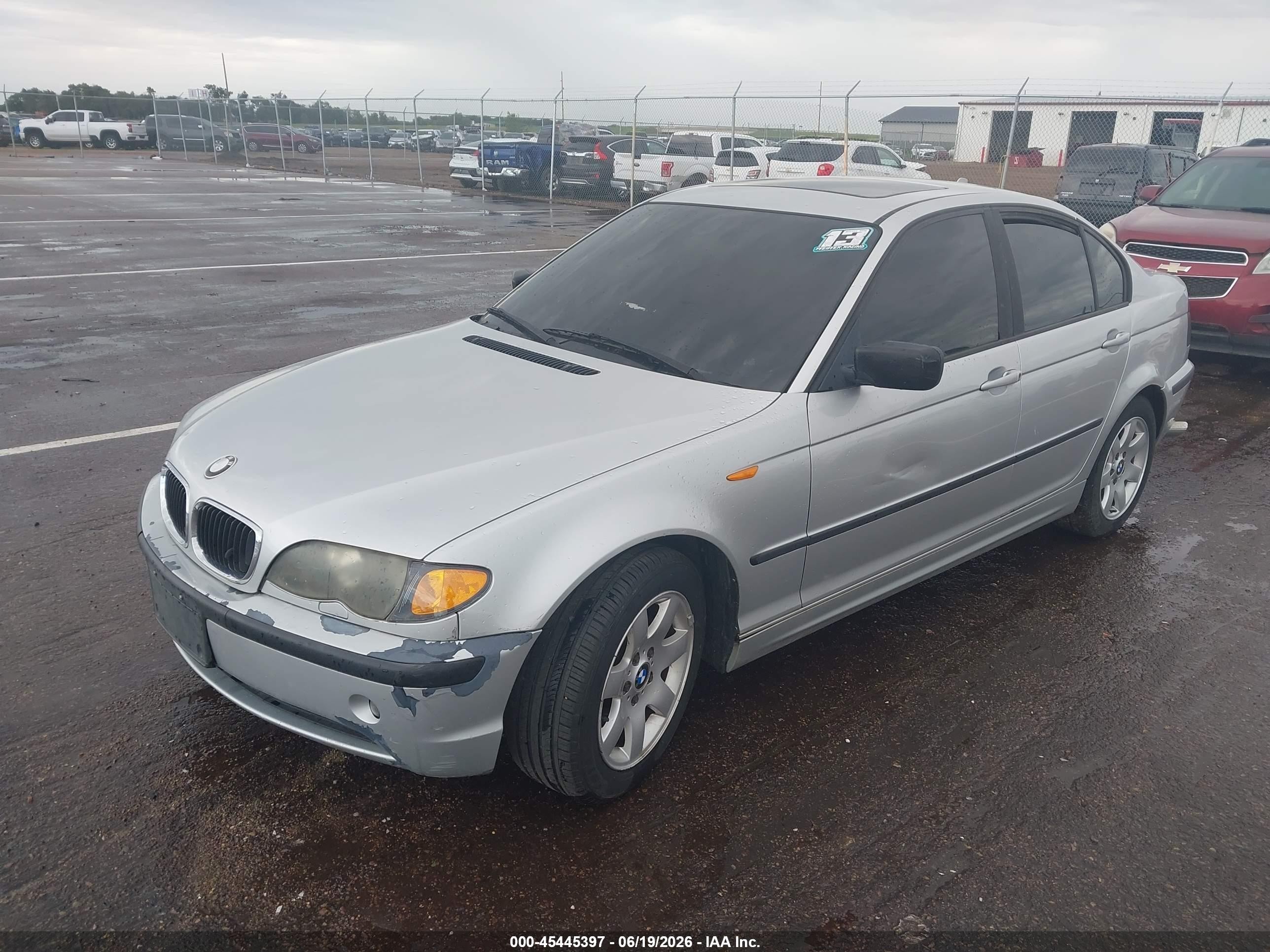 2005 Bmw 325i   Silver vin: WBAET37415NJ86937