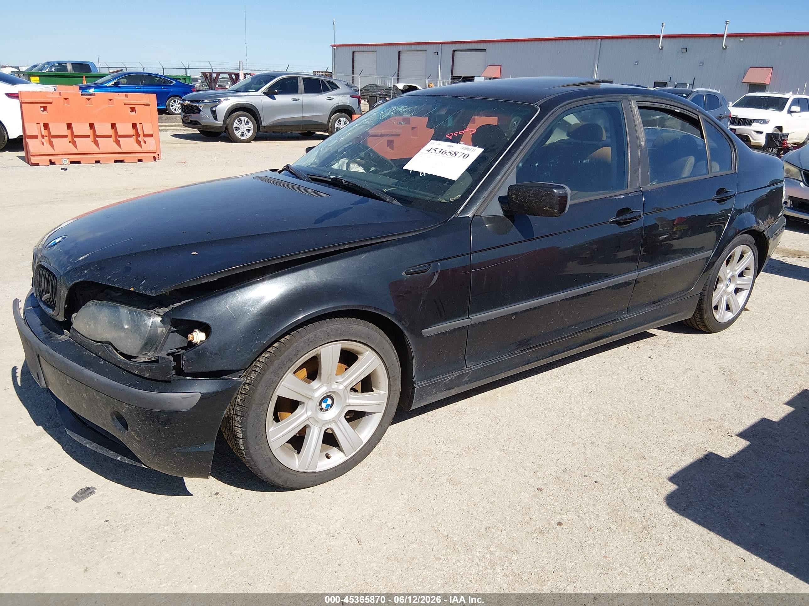 2002 Bmw 325i   Black vin: WBAET37422NG78195