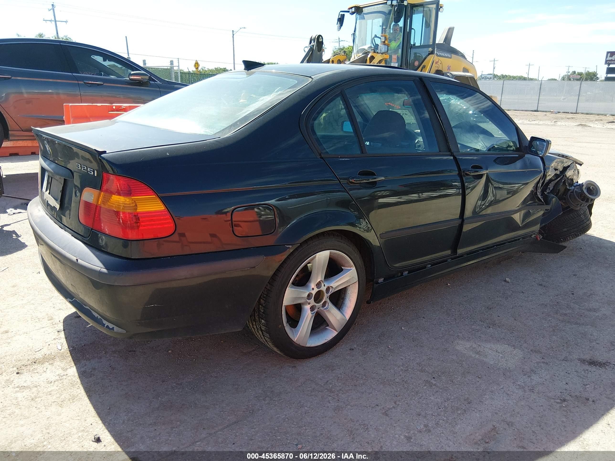 2002 Bmw 325i   Black vin: WBAET37422NG78195