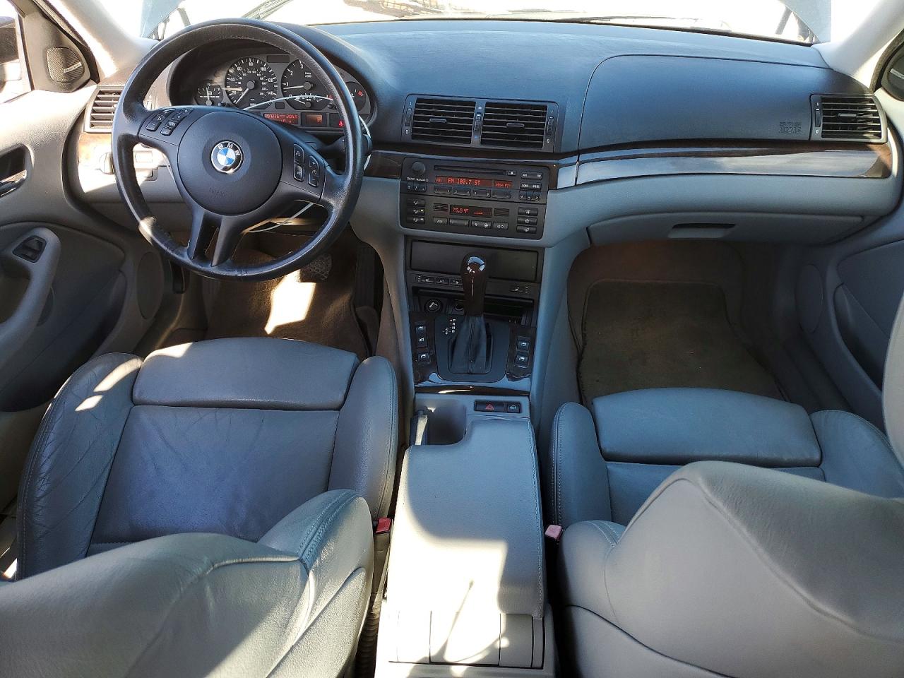 2002 Bmw 325 I Black vin: WBAET37422NJ22501