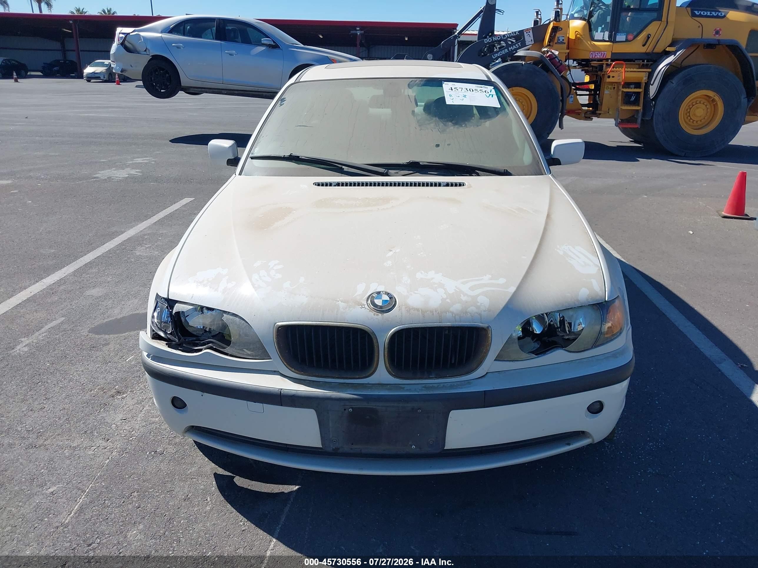 2003 Bmw 325i   White vin: WBAET37423NJ24587