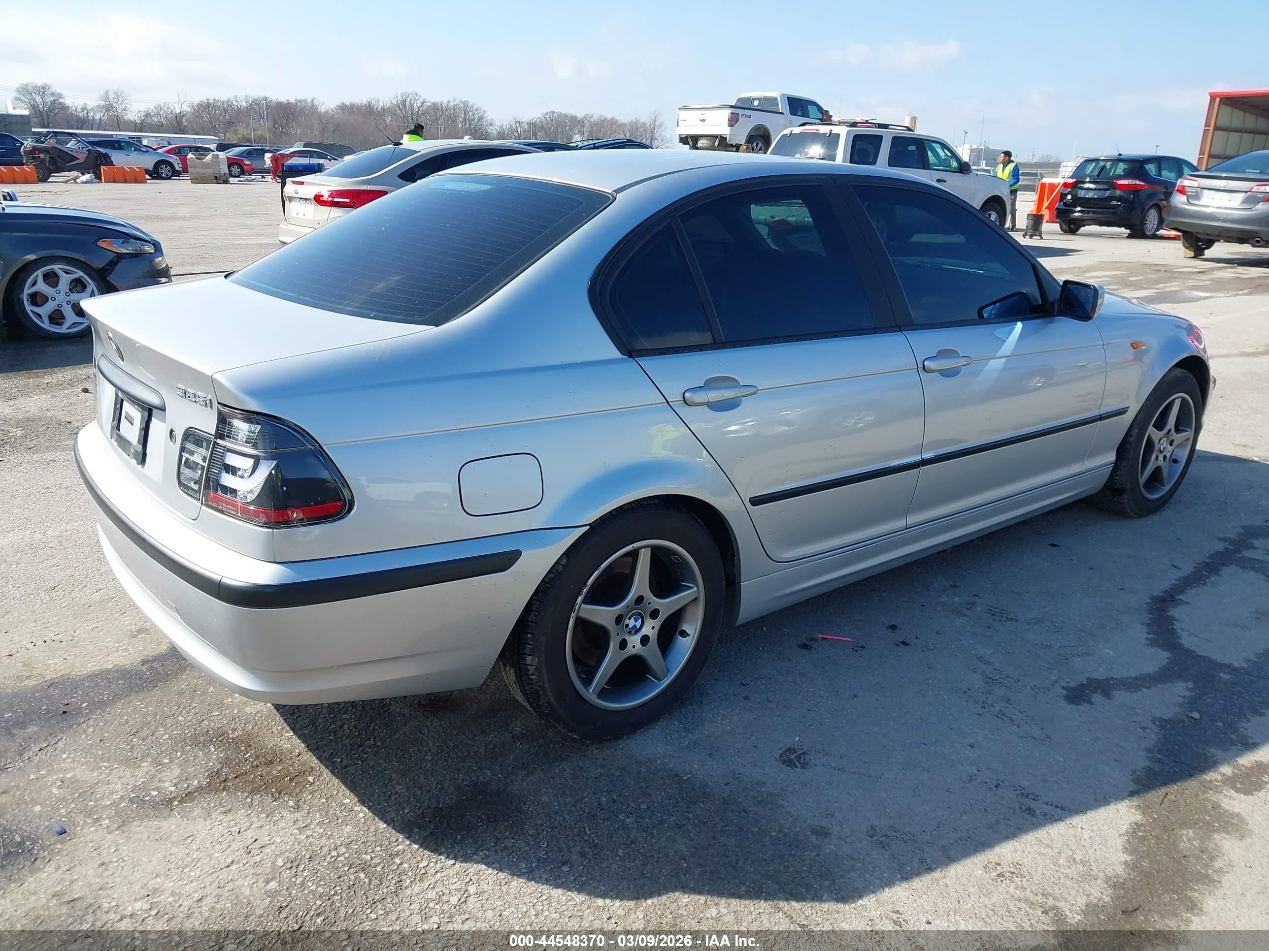 2003 Bmw 325i   Silver vin: WBAET37423NJ29420