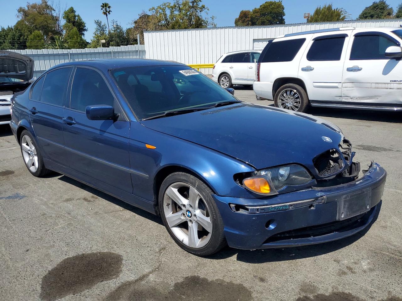 2005 Bmw 325 I Blue vin: WBAET37425NJ87255