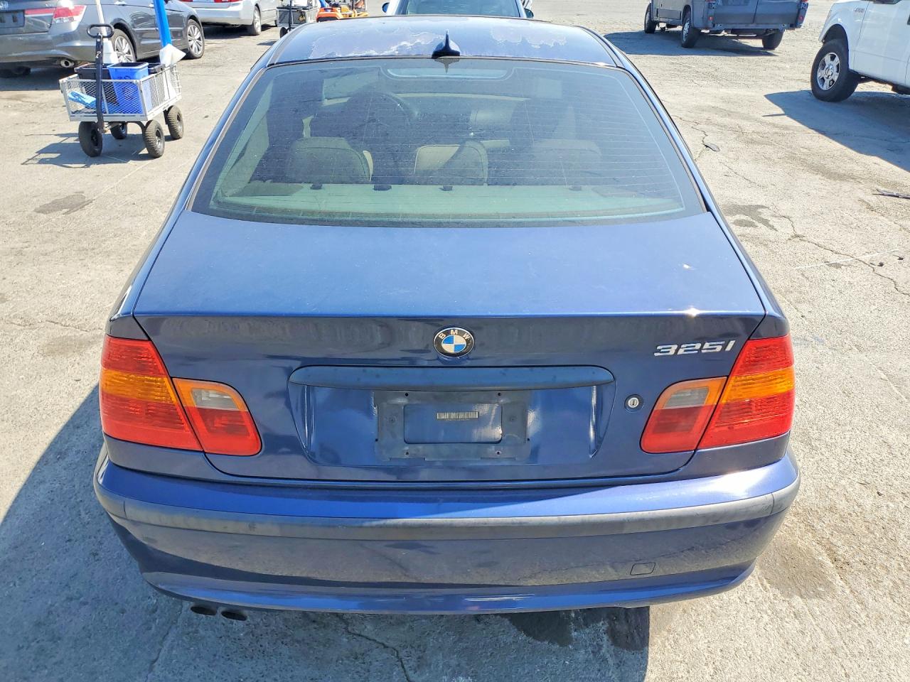 2005 Bmw 325 I Blue vin: WBAET37425NJ87255