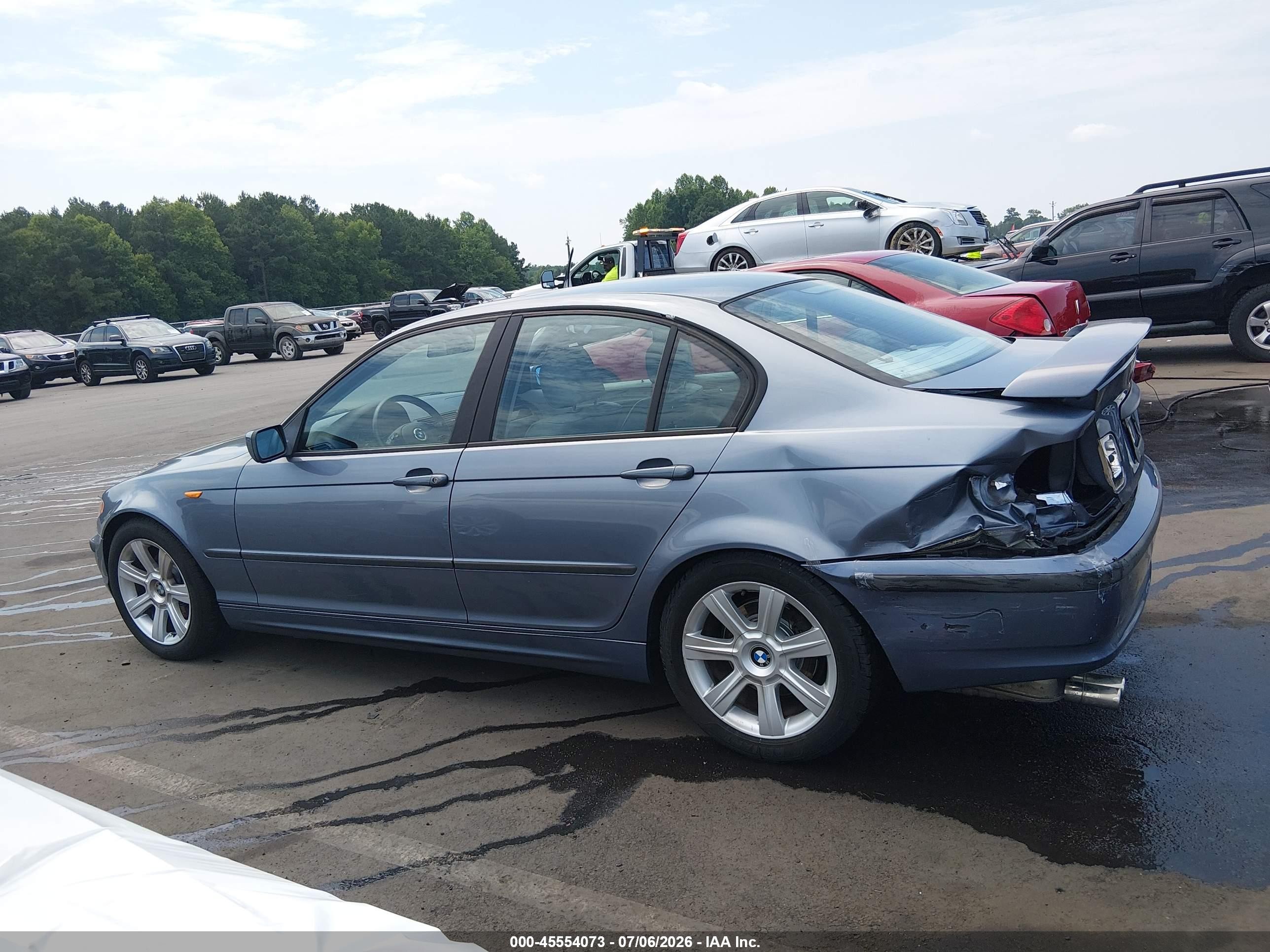 2002 Bmw 3 Series 325i Blue vin: WBAET37432NG80179