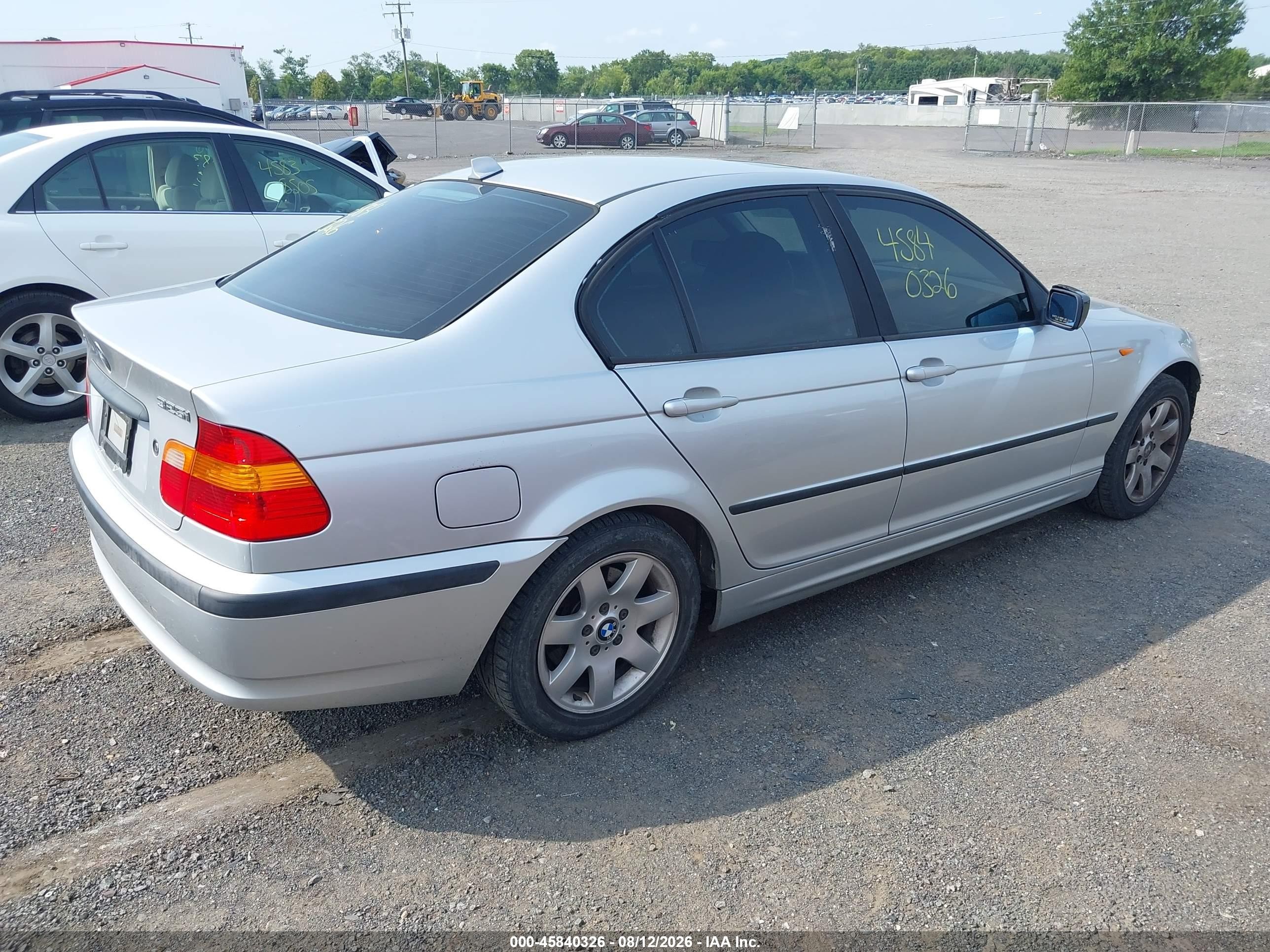 2005 Bmw 325i   Silver vin: WBAET37445NJ86219