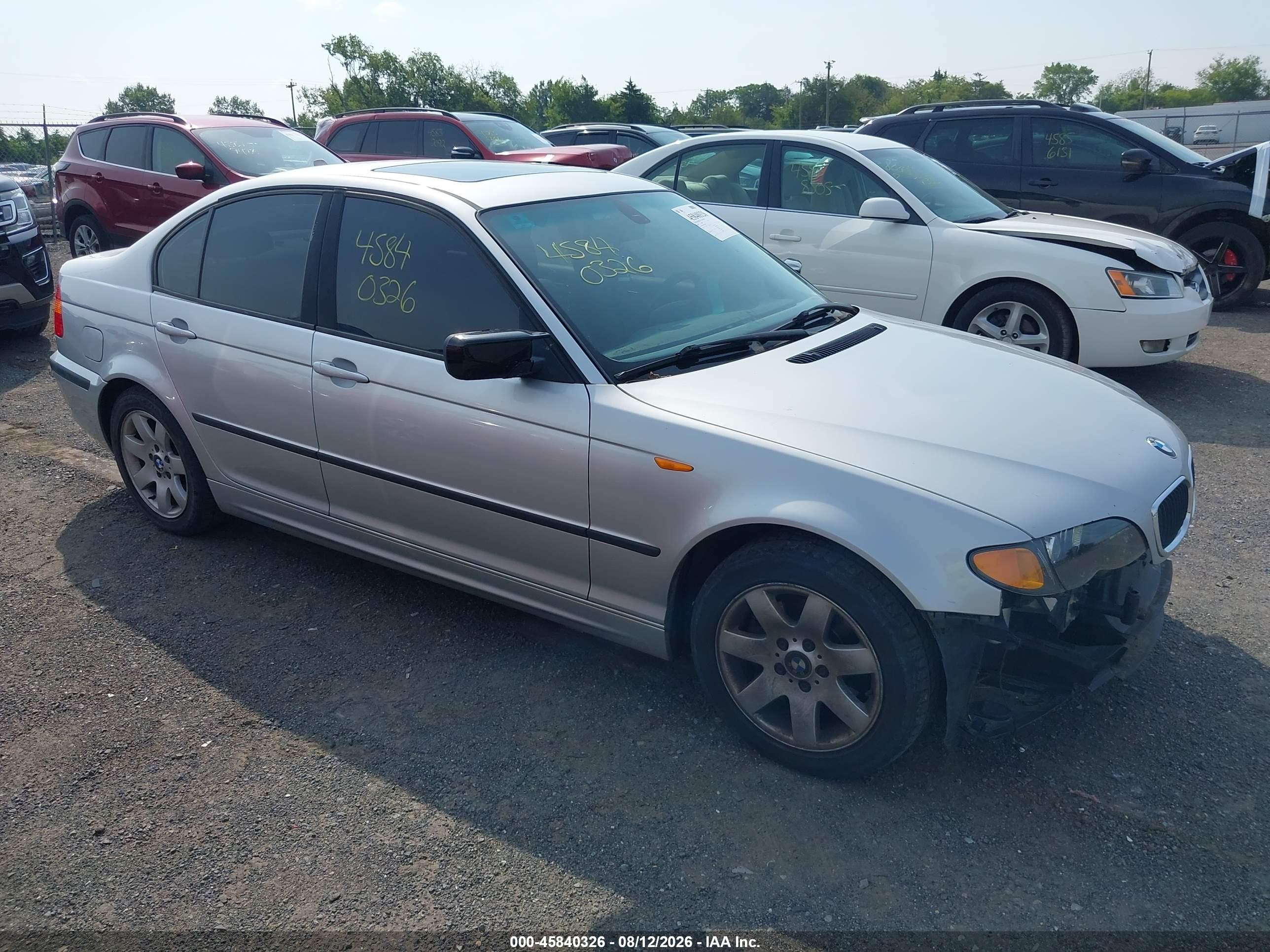 2005 Bmw 325i   Silver vin: WBAET37445NJ86219