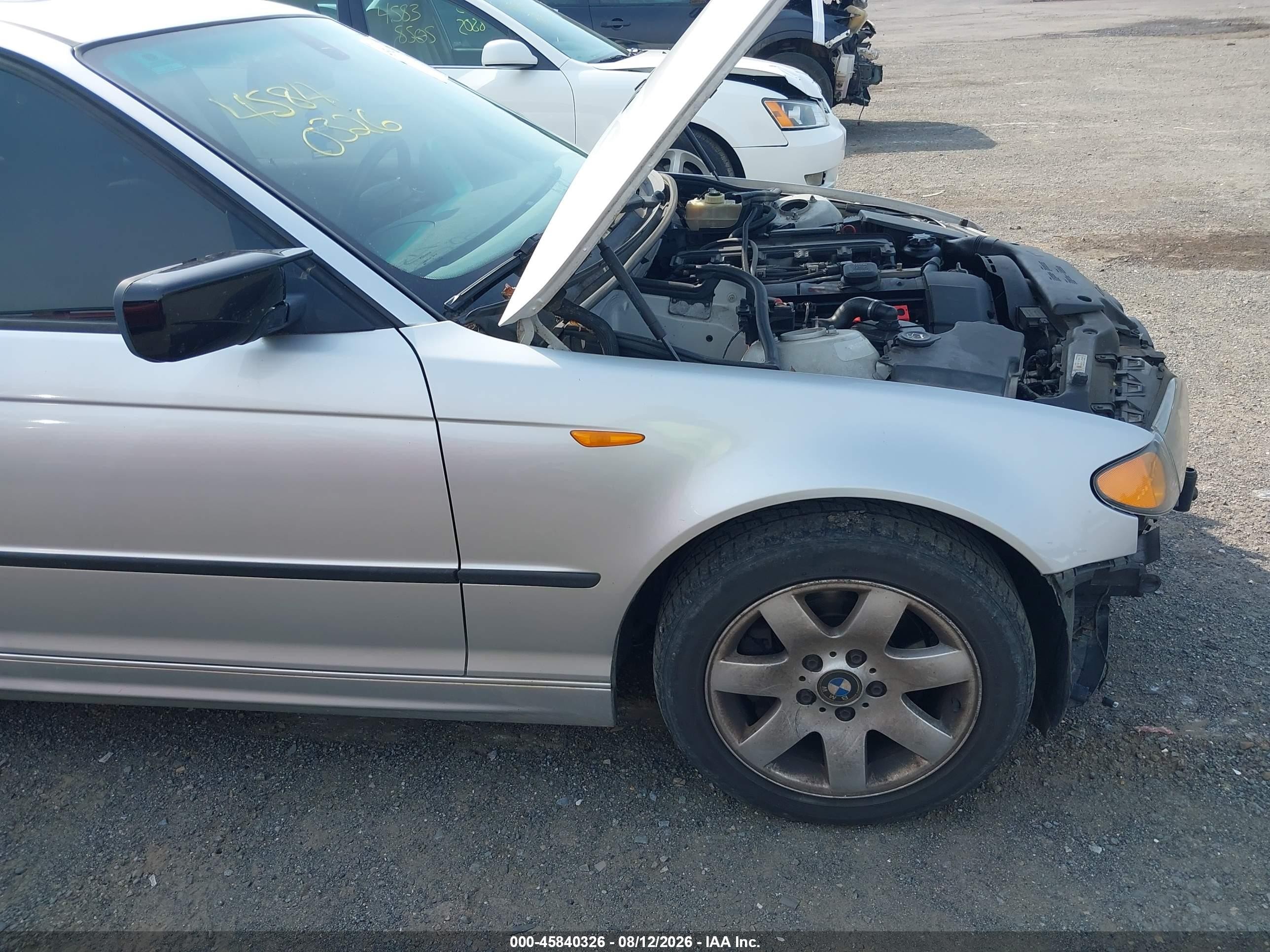 2005 Bmw 325i   Silver vin: WBAET37445NJ86219